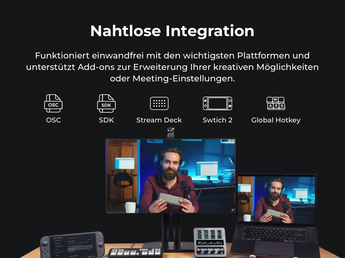 OBSBOT Webcam »OBSBOT TINY 3« 4K Ultra HD