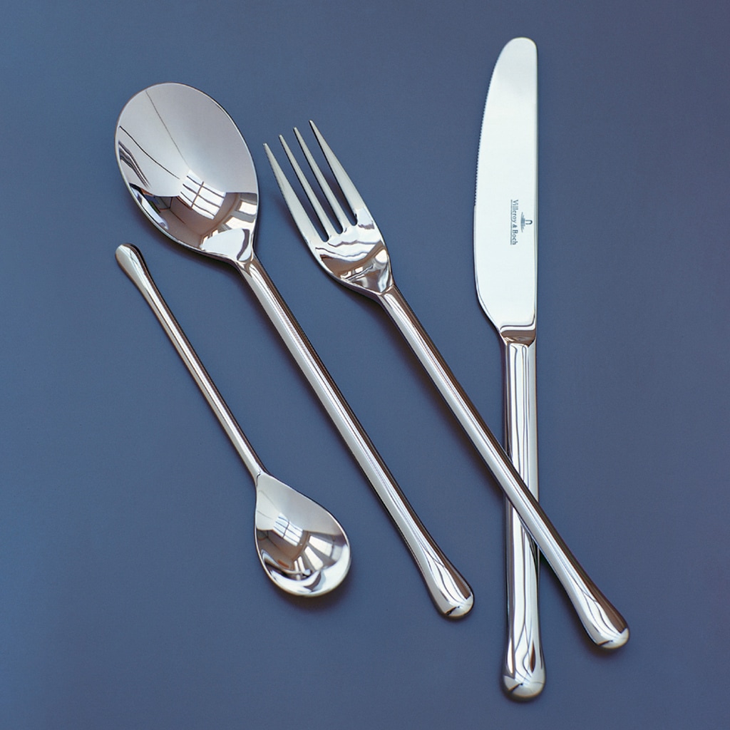 Villeroy & Boch Tafelmesser »Tafelmesser Udine 238 mm 6er Set silber« Spülmaschinenfest