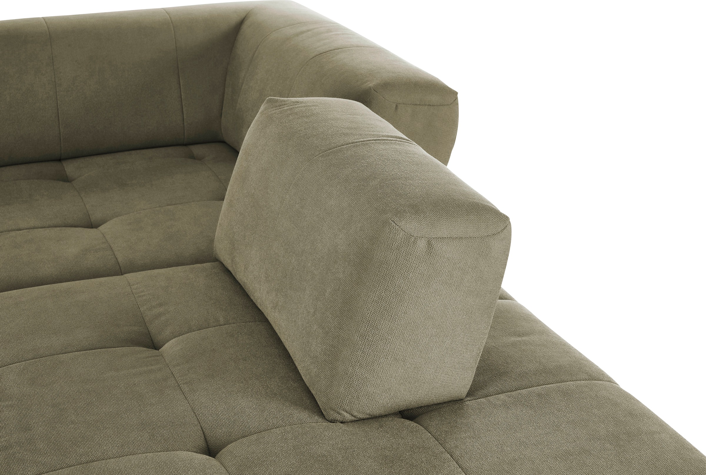 3C Candy Ecksofa »Yoshy Komfortsofa, bequem und modern, hochwertige Verarbeitungsdetails«, Zwei verschiedene Sitztiefen durch verstellbare Rückenlehne, L-Form