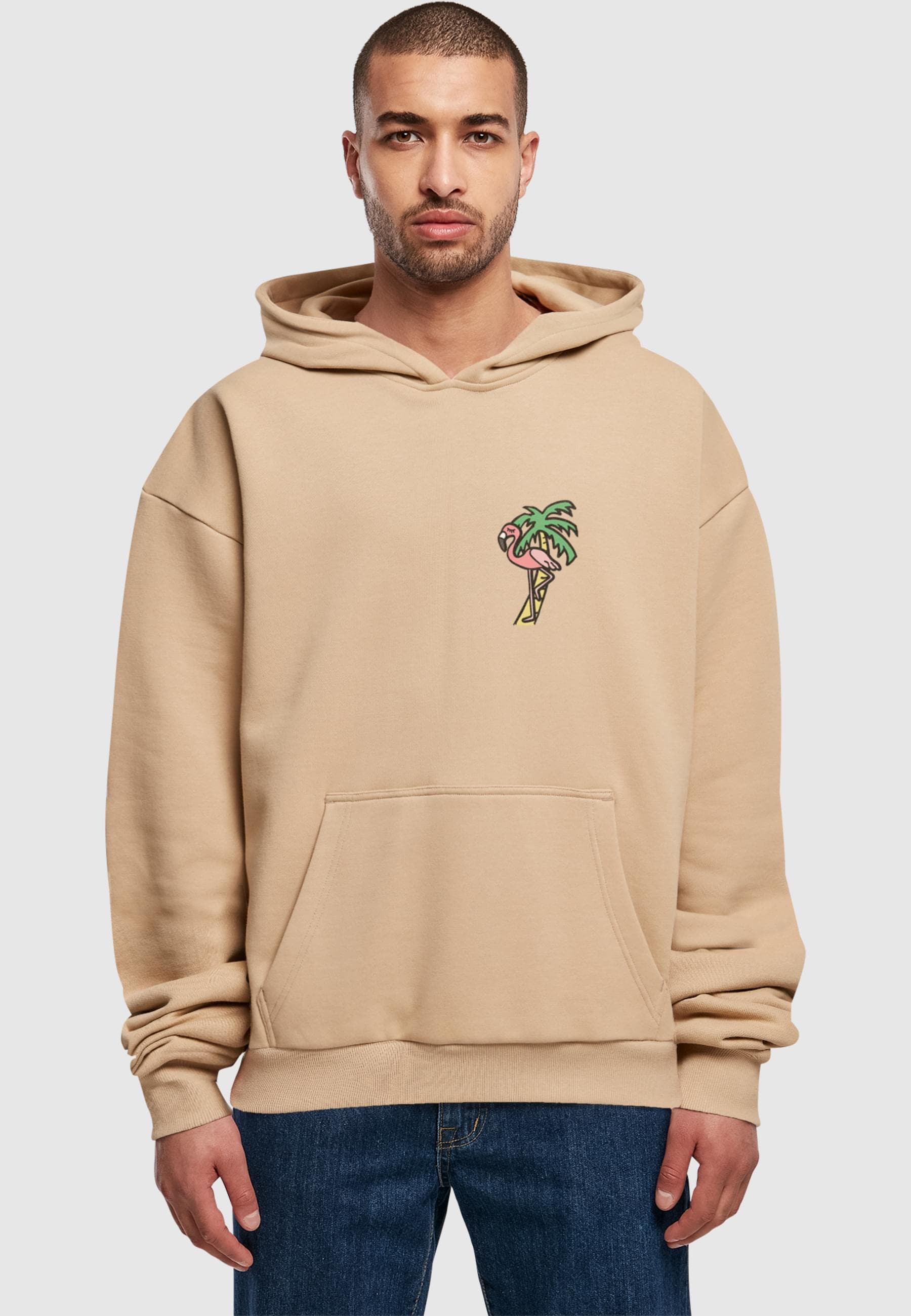 MisterTee Kapuzensweatshirt »MisterTee Flamingo Hoodie«, (1 tlg.)