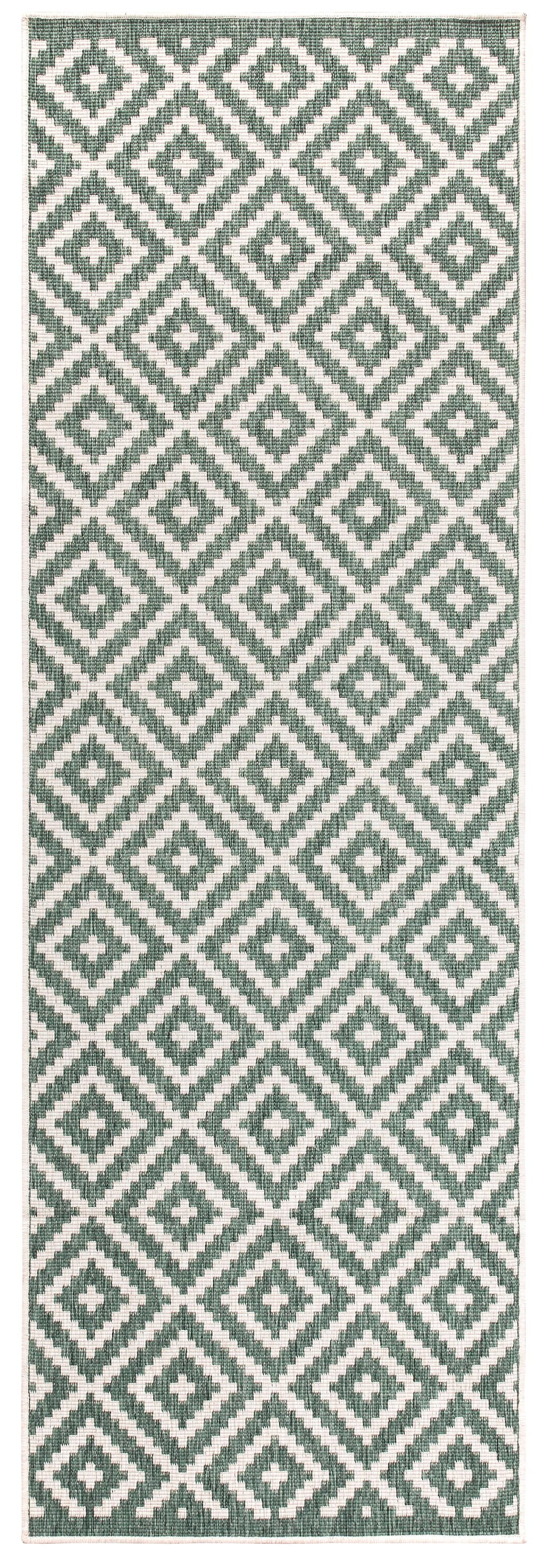 my home Läufer »Ronda Wendeteppich«, rechteckig, 5 mm Höhe, Sisal-Optik, Flachgewebe, In- und Outdoor, geometrisches Boho Design