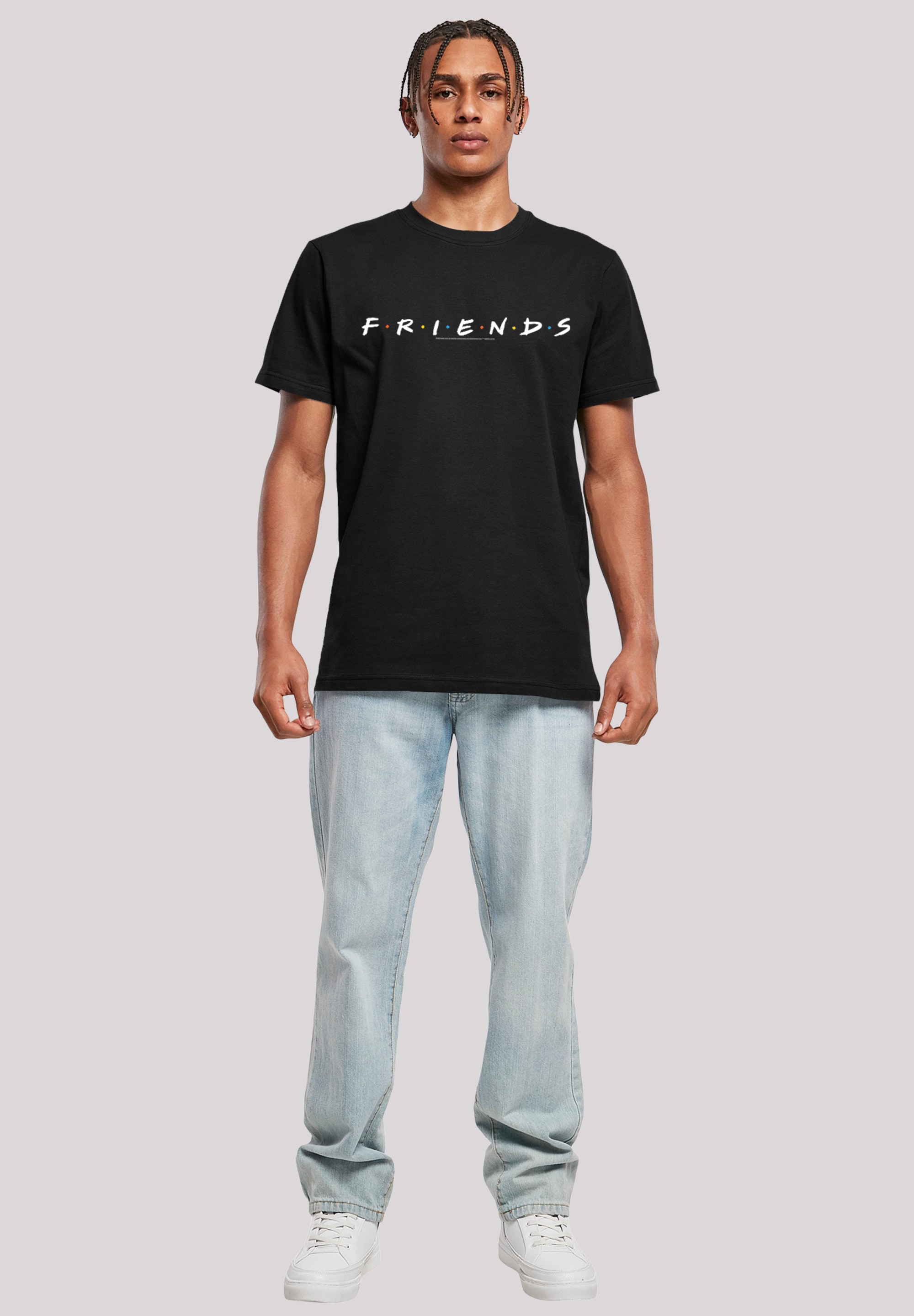 F4NT4STIC T-Shirt »FRIENDS TV Serie Text Logo«, Herren,Premium Merch,Regular-Fit,Basic,Bedruckt