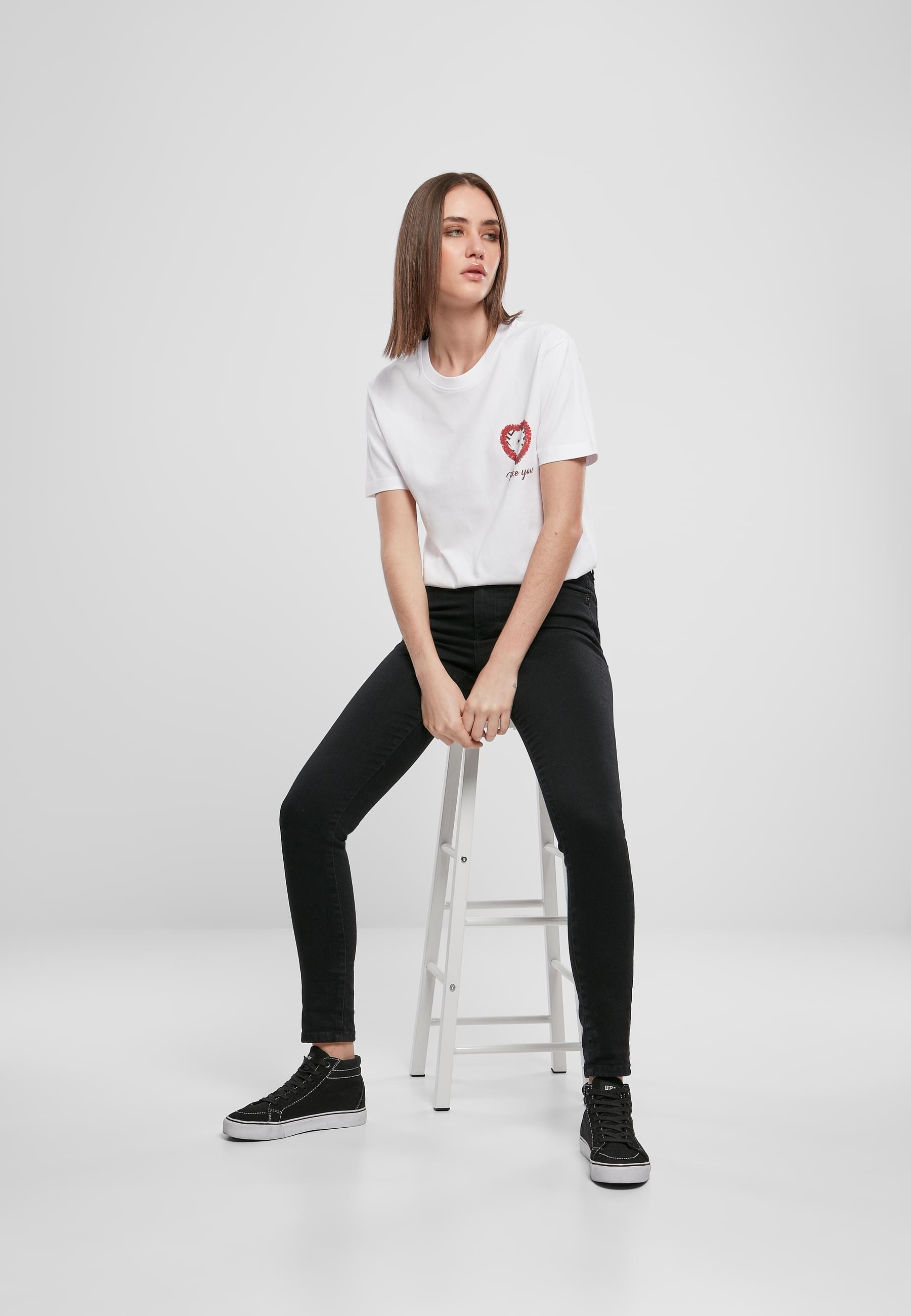 MisterTee Kurzarmshirt »MisterTee Damen Ladies Like You Tee«, (1 tlg.)
