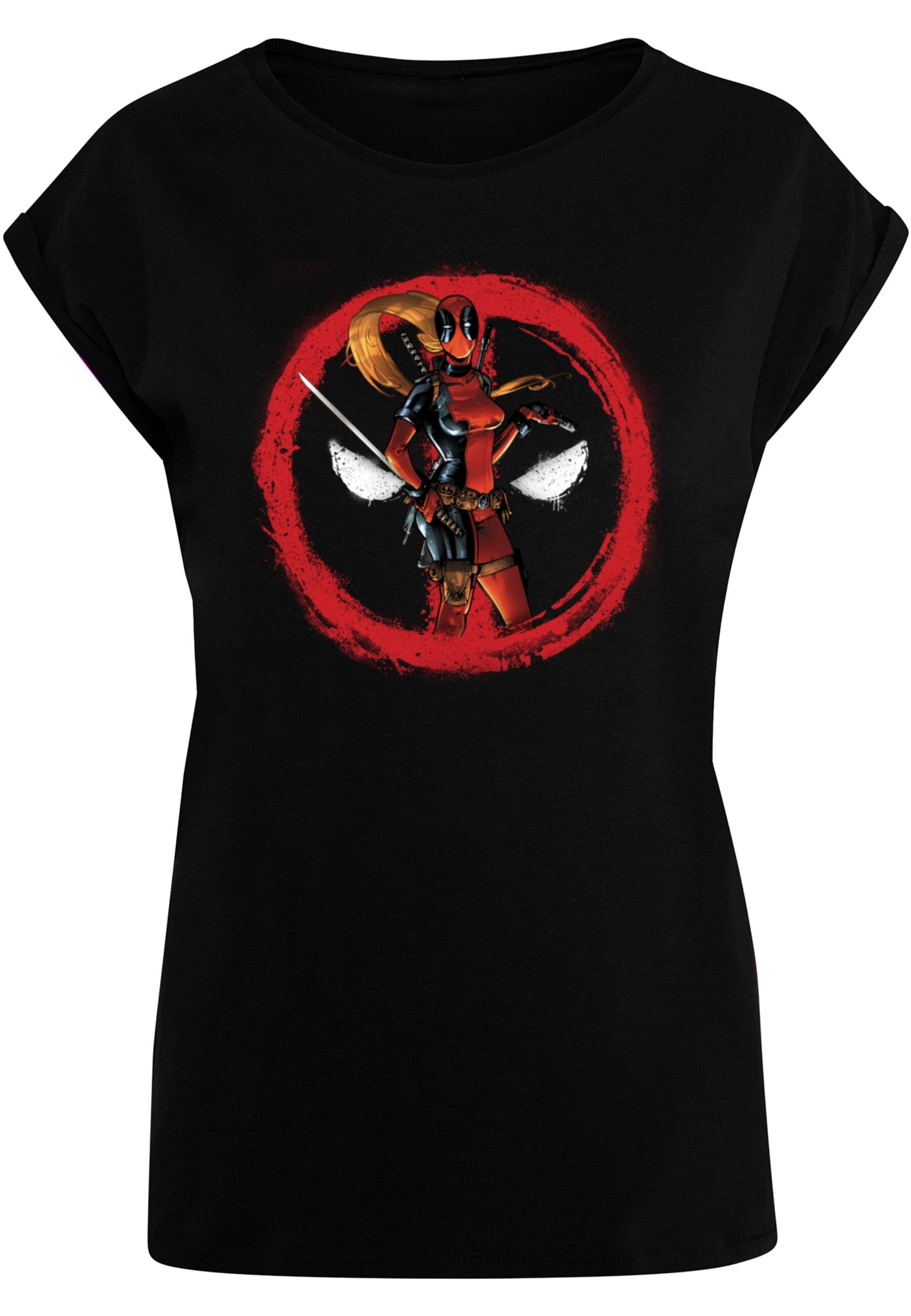 ABSOLUTE CULT T-Shirt "ABSOLUTE CULT Damen Ladies Deadpool - Lady Distresse günstig online kaufen