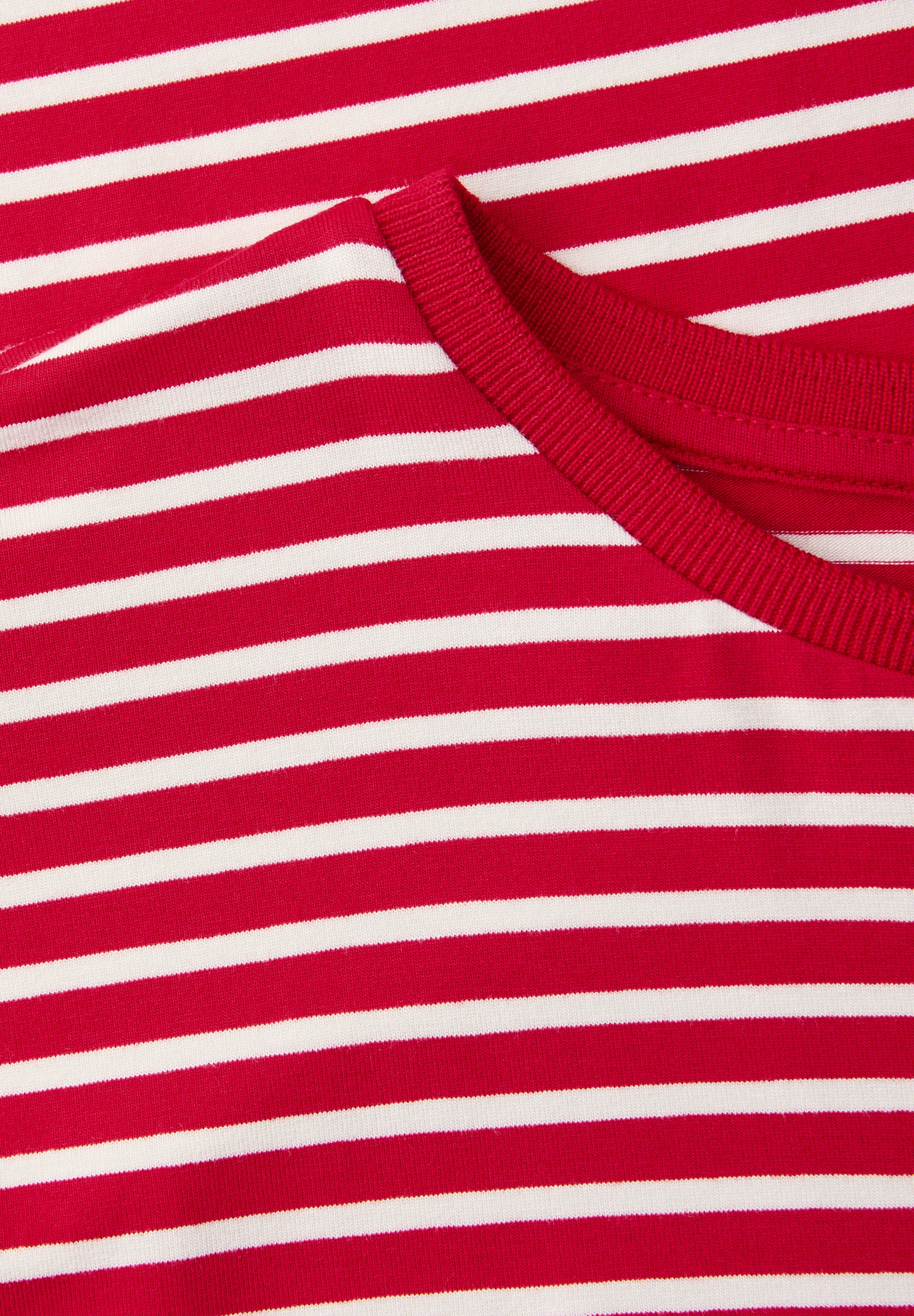 STREET ONE Rundhalsshirt Rundhalsausschnitt