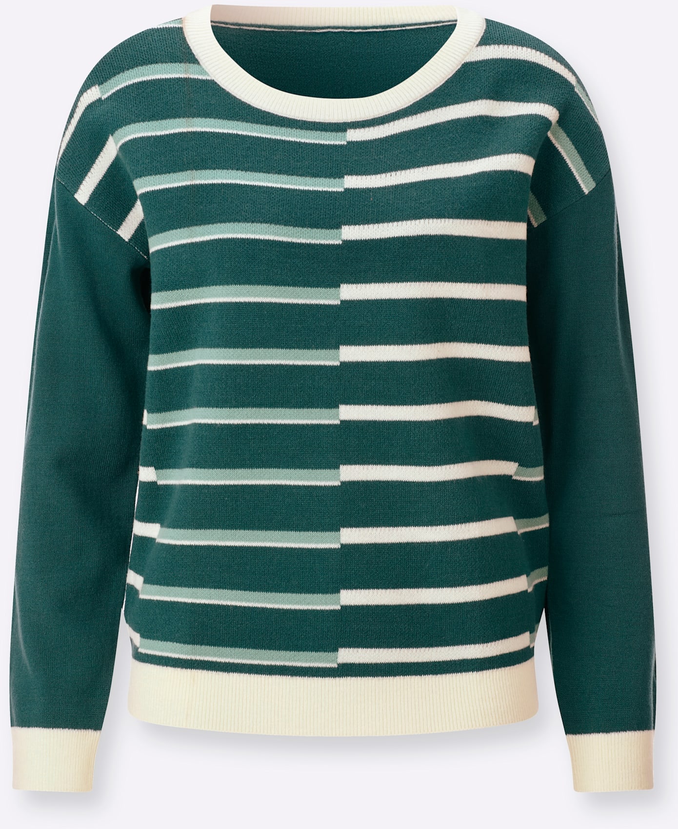 Classic Basics Fledermauspullover »Streifenpullover«
