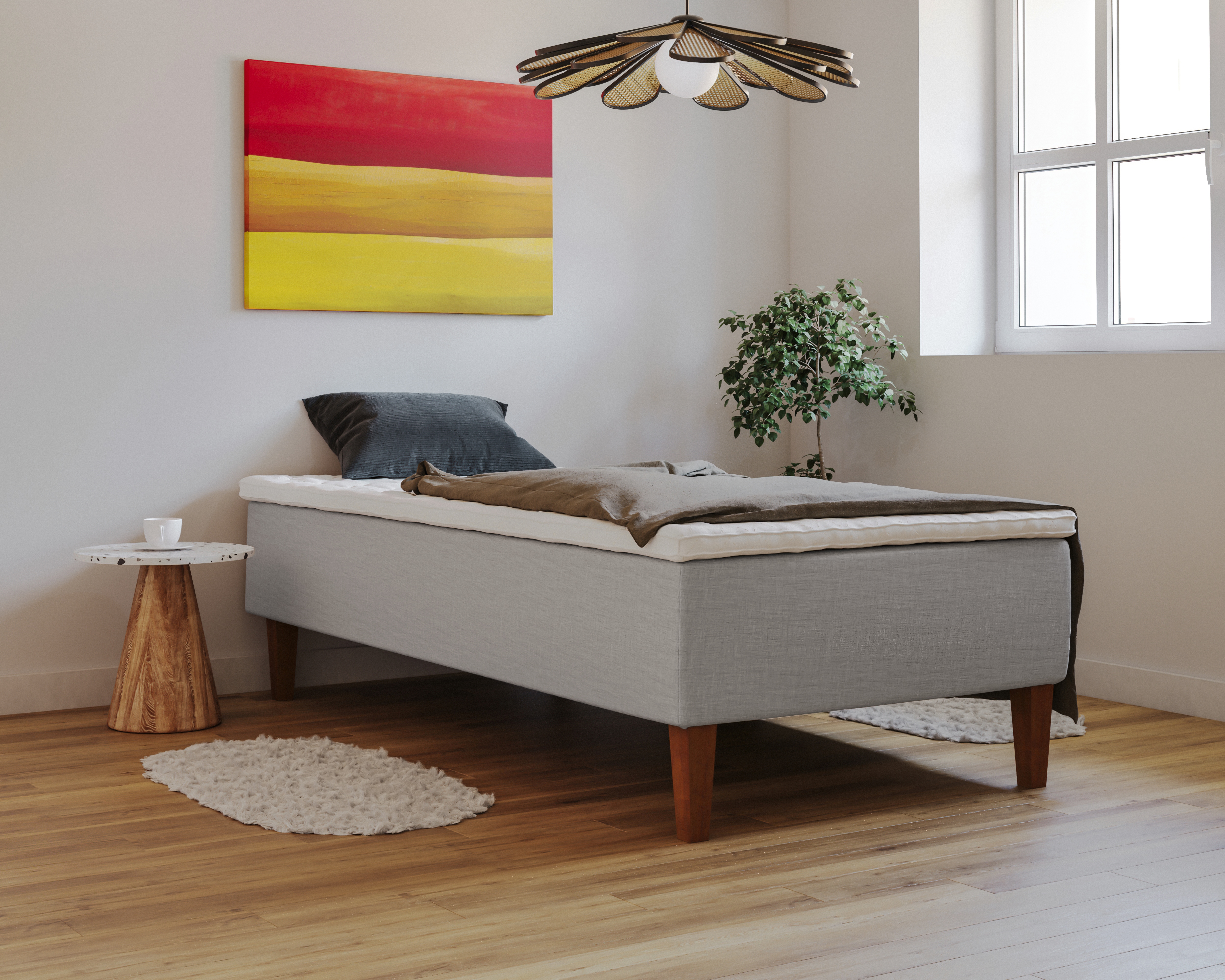 Home affaire Boxspringbett "Osterberg" mit Taschen-Federkernunterbox