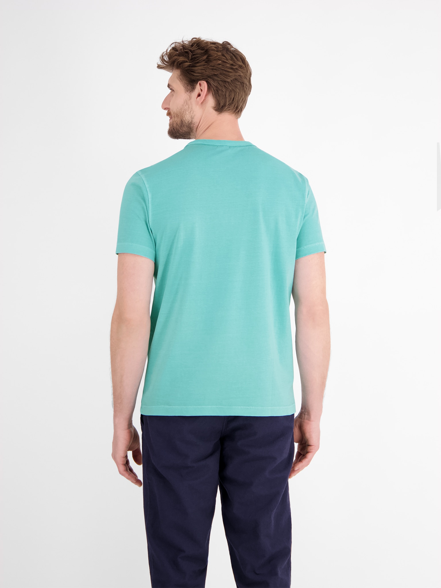 LERROS T-Shirt, mit Logo Stickerei