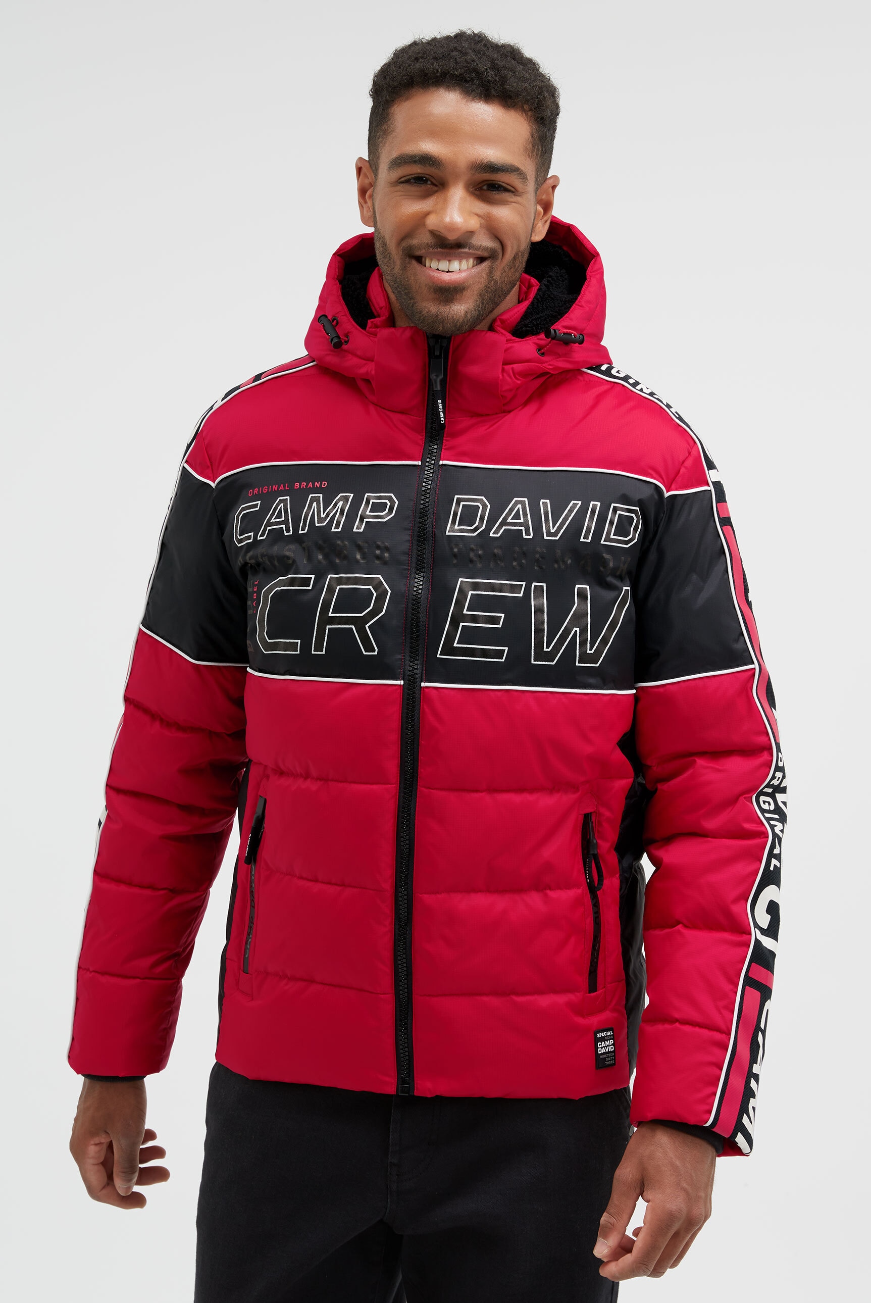 CAMP DAVID Winterjacke mit Kapuze mit abtrennbarer Kapuze günstig online kaufen