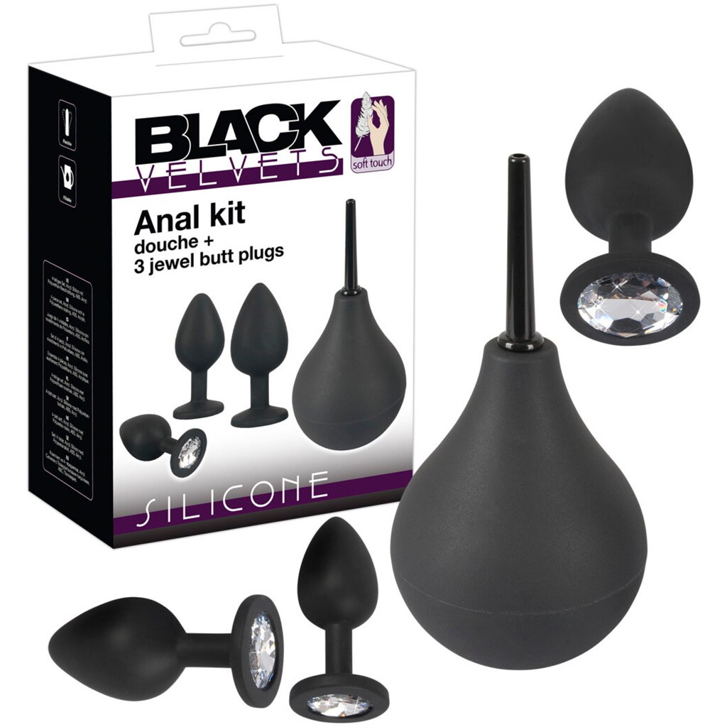 BLACK VELVETS Analtoys-Set