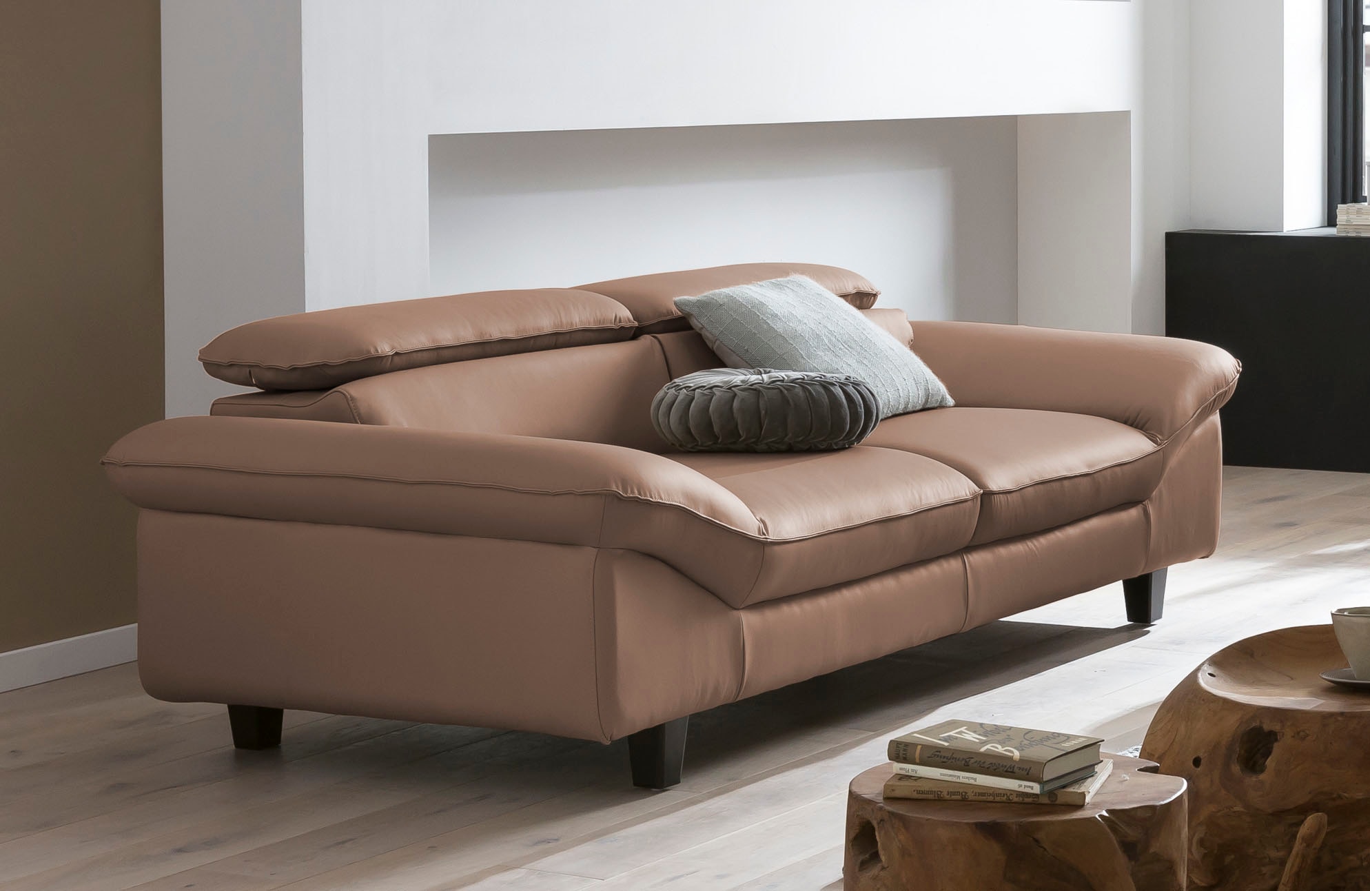 Home affaire 2-Sitzer "Pilot", Big-Sofa mit Kopfteilverstellung günstig online kaufen
