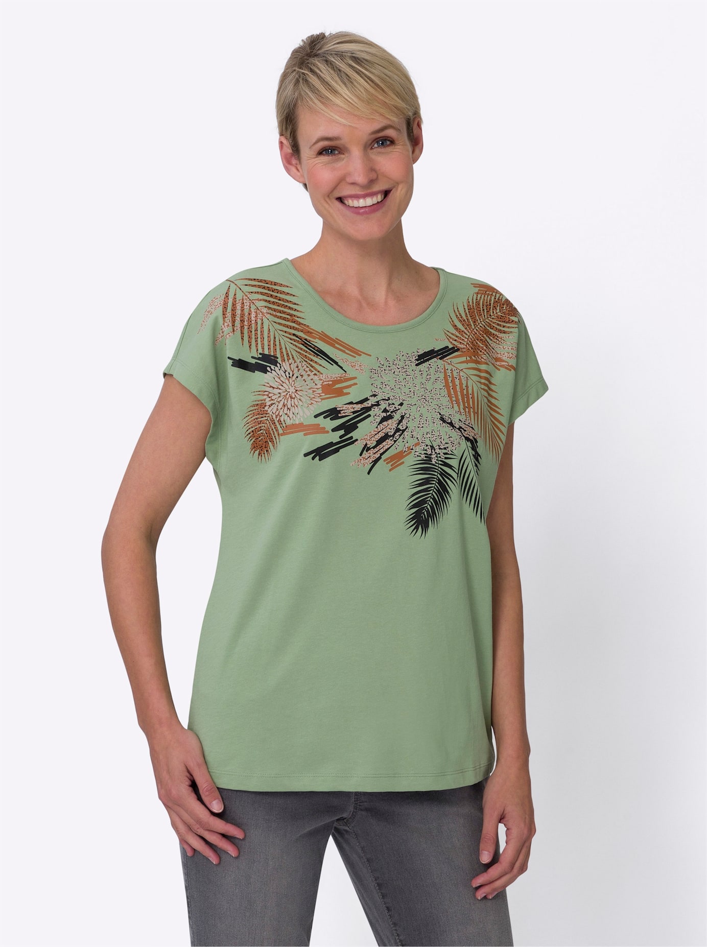 Classic Basics Kurzarmshirt "Kurzarm-Shirt" 1 Stk. tlg. günstig online kaufen