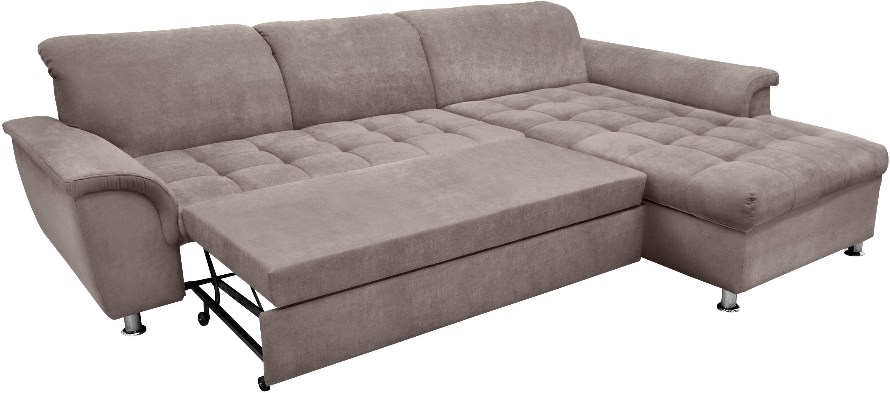 Thumbnail - DOMO collection Ecksofa Franzi, wahlweise mit Bettfunktion, Bettkasten und Kopfteilverstellung
