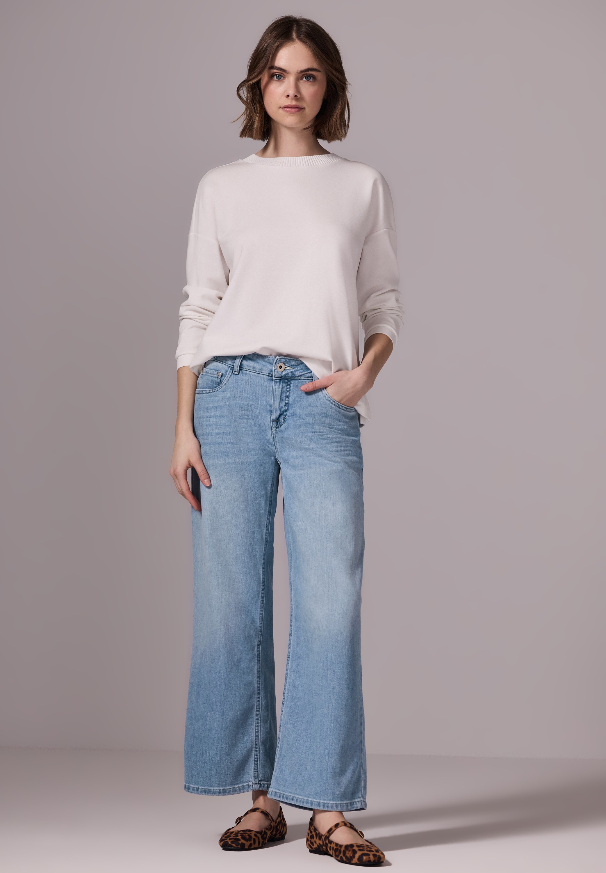 STREET ONE STUDIO Comfort-fit-Jeans, Middle Waist
