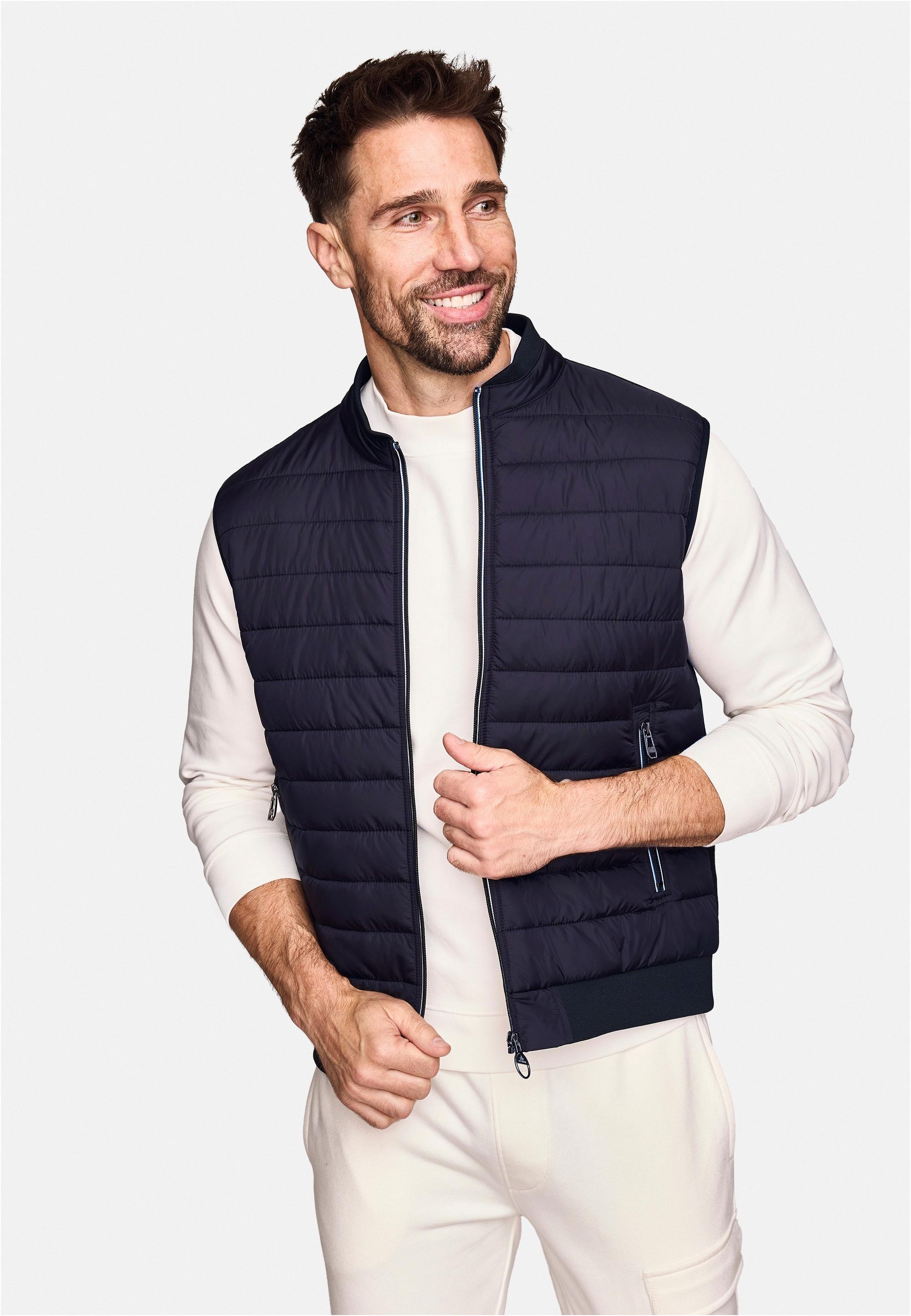 New Canadian Steppweste mit elastischem Bund am Saum und Armabschluss günstig online kaufen