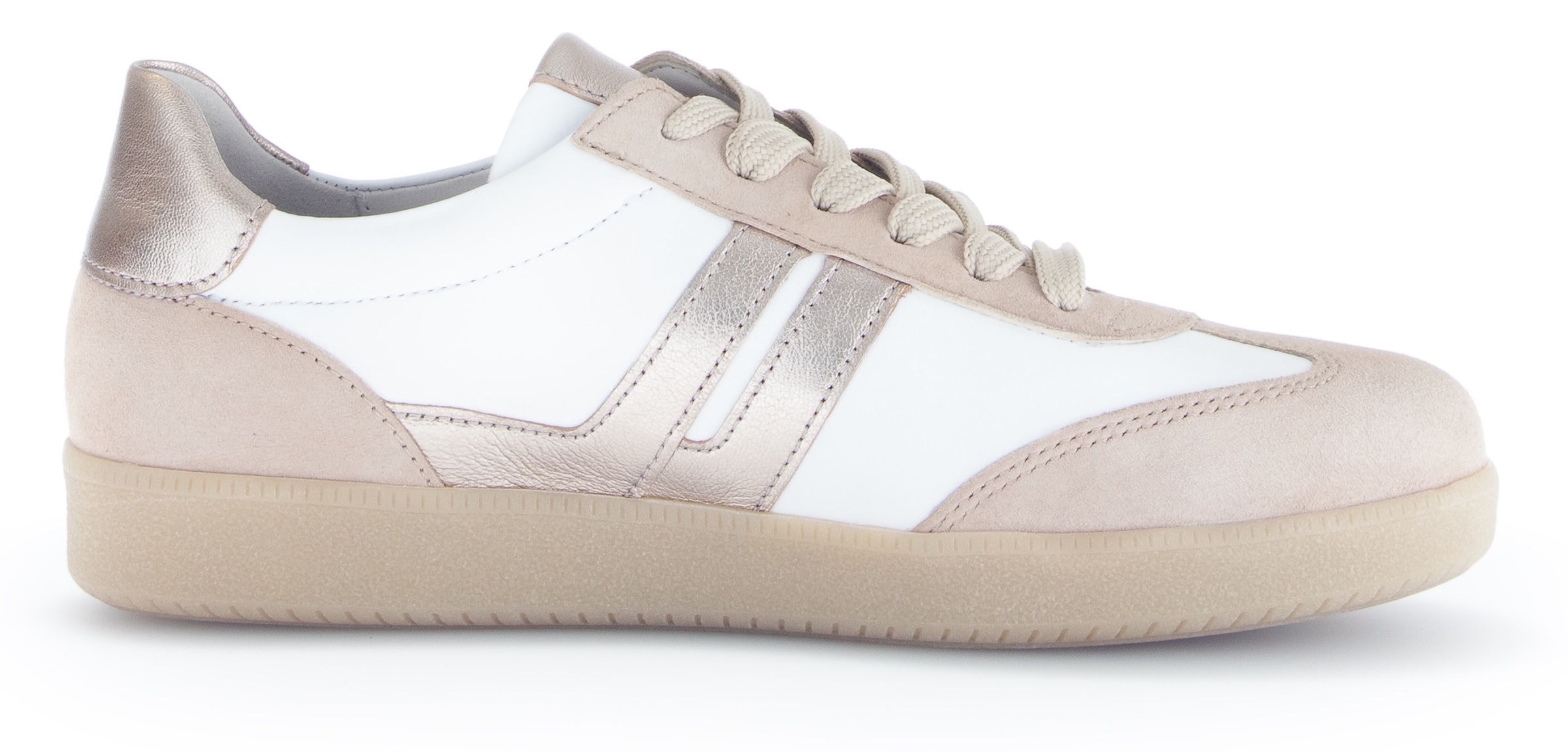 Gabor Plateausneaker, Freizeitschuh, Halbschuh, Schnürschuh mit gepolstertem Schaftrand
