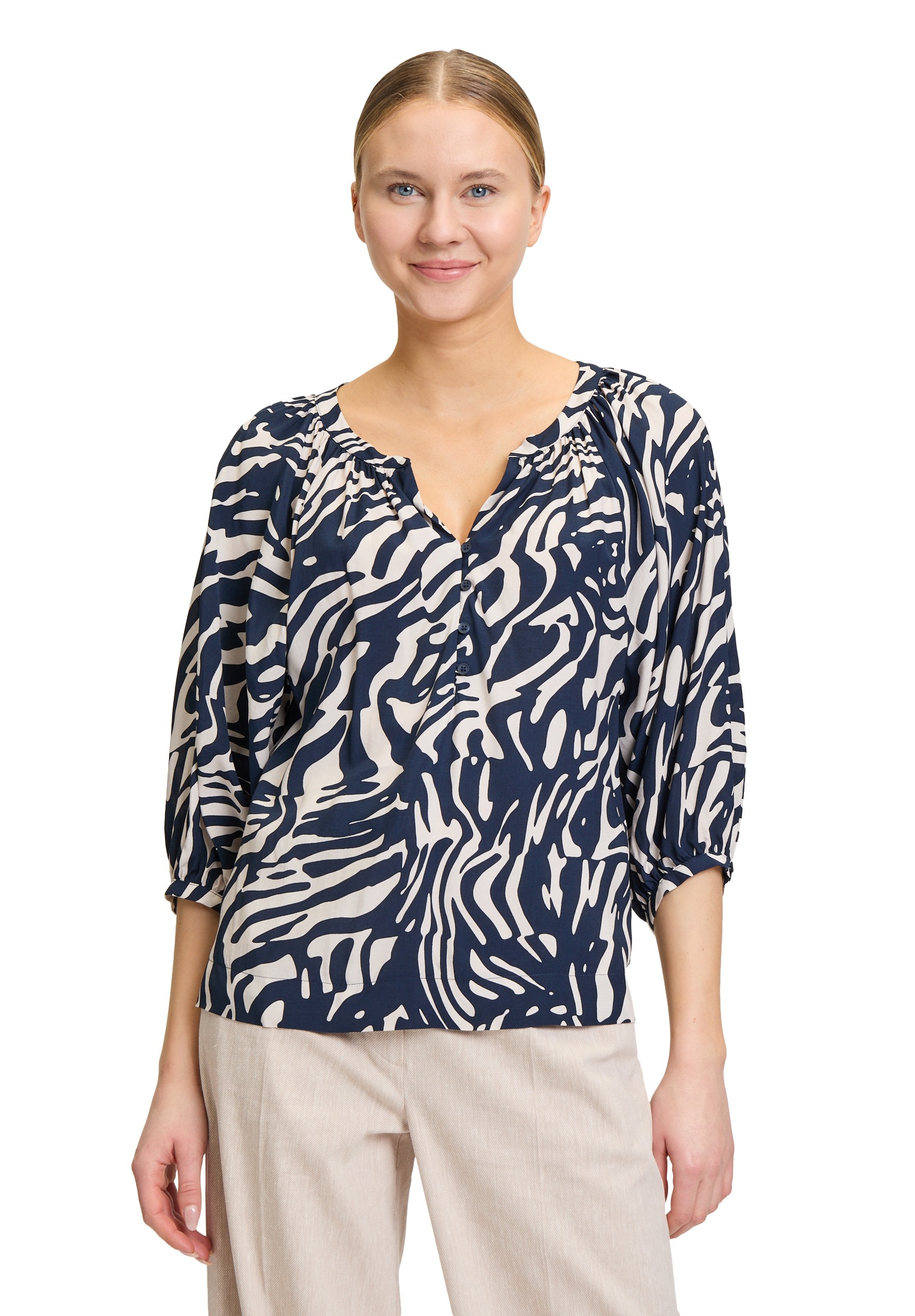 Betty&Co Schlupfbluse "Betty & Co Damen Schlupfbluse mit Print" günstig online kaufen
