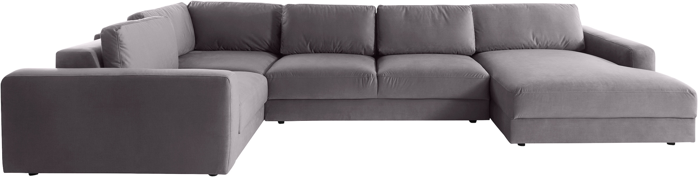 Places of Style Wohnlandschaft »Bloomfield, U-Form«, mit extra tiefer Sitzfläche, wahlweise mit Sitztiefenverstellung