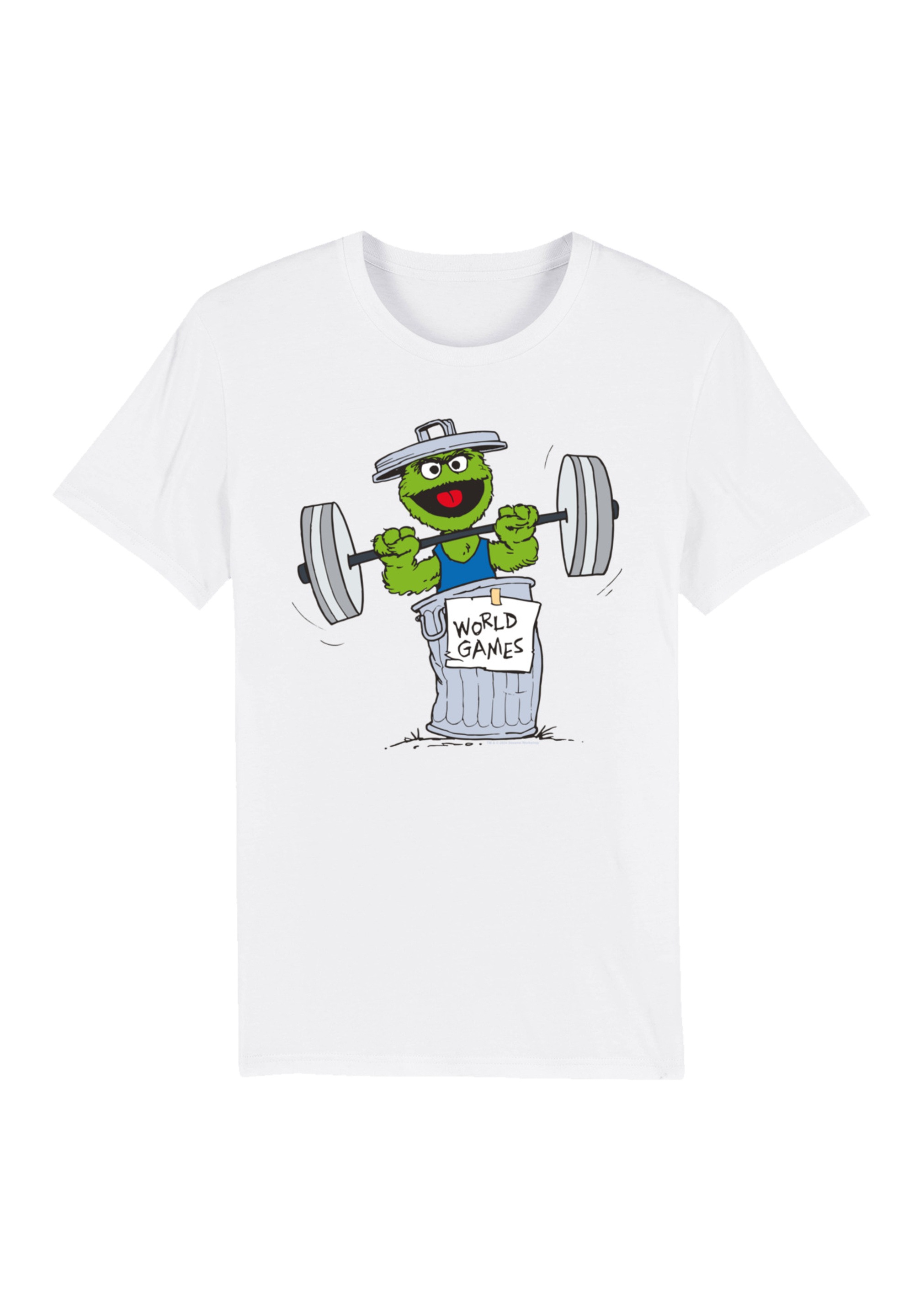 F4NT4STIC T-Shirt "Sesamstraße Oscar World Games", Premium Qualität günstig online kaufen