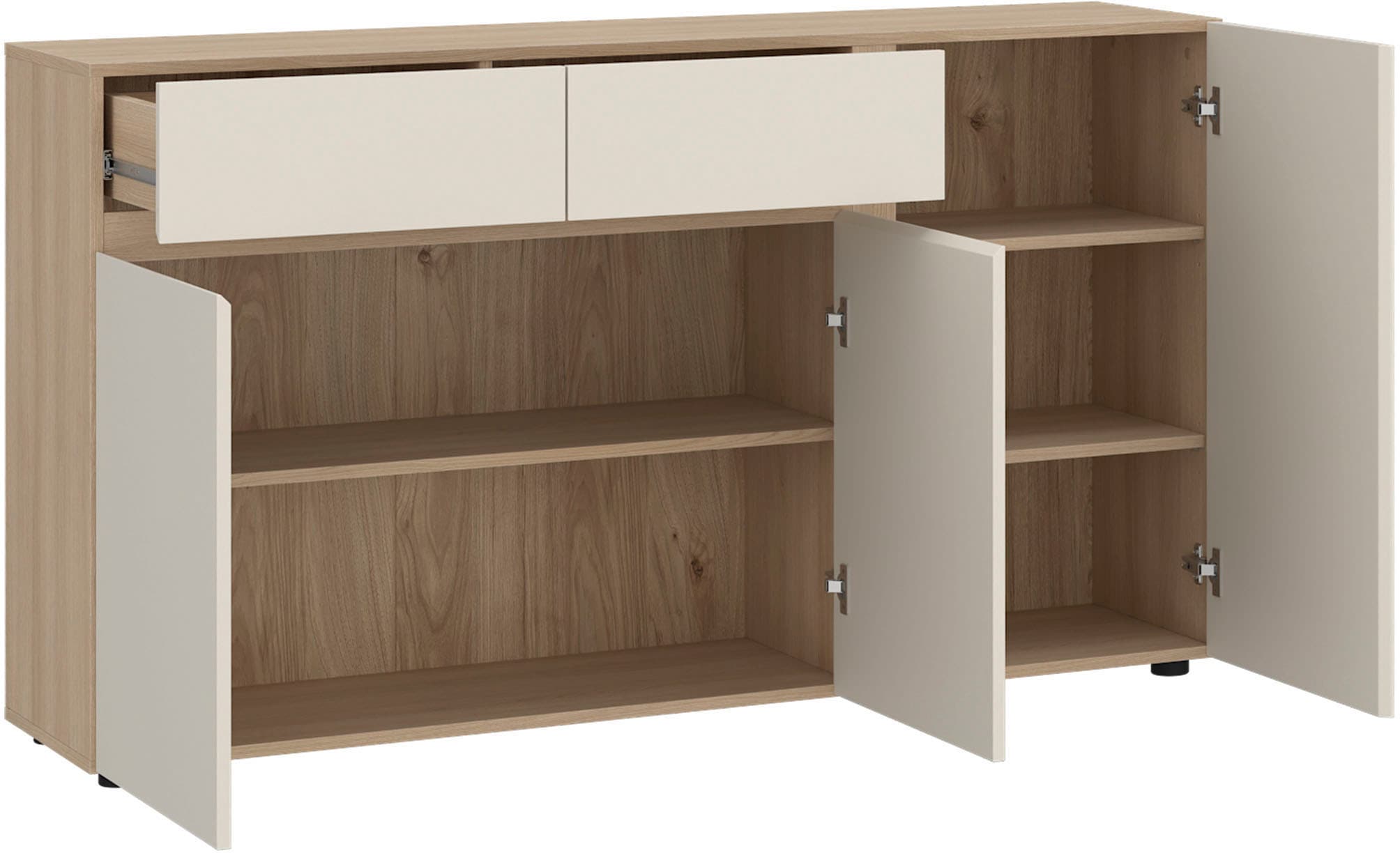 Home affaire Sideboard »TAVERA« Sideboard Breite 149 cm, modern, grifflos, viel Stauraum