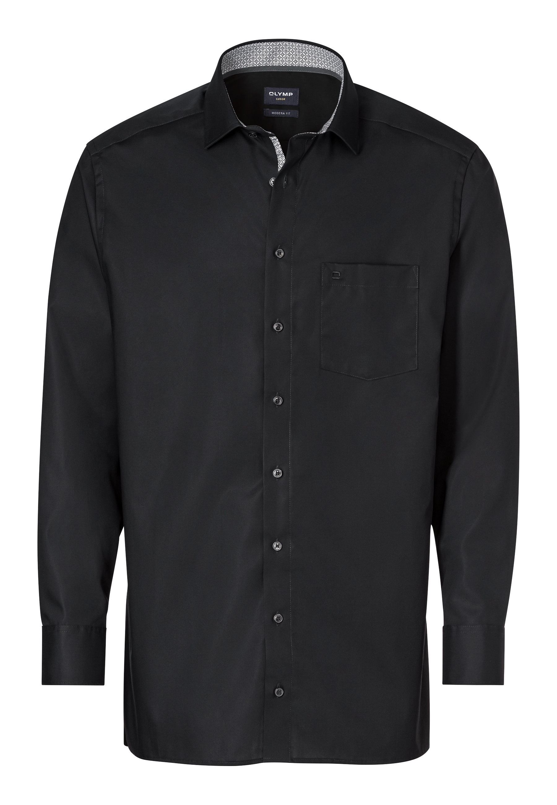 OLYMP Luxor Modern Fit Dress Shirt Black 2