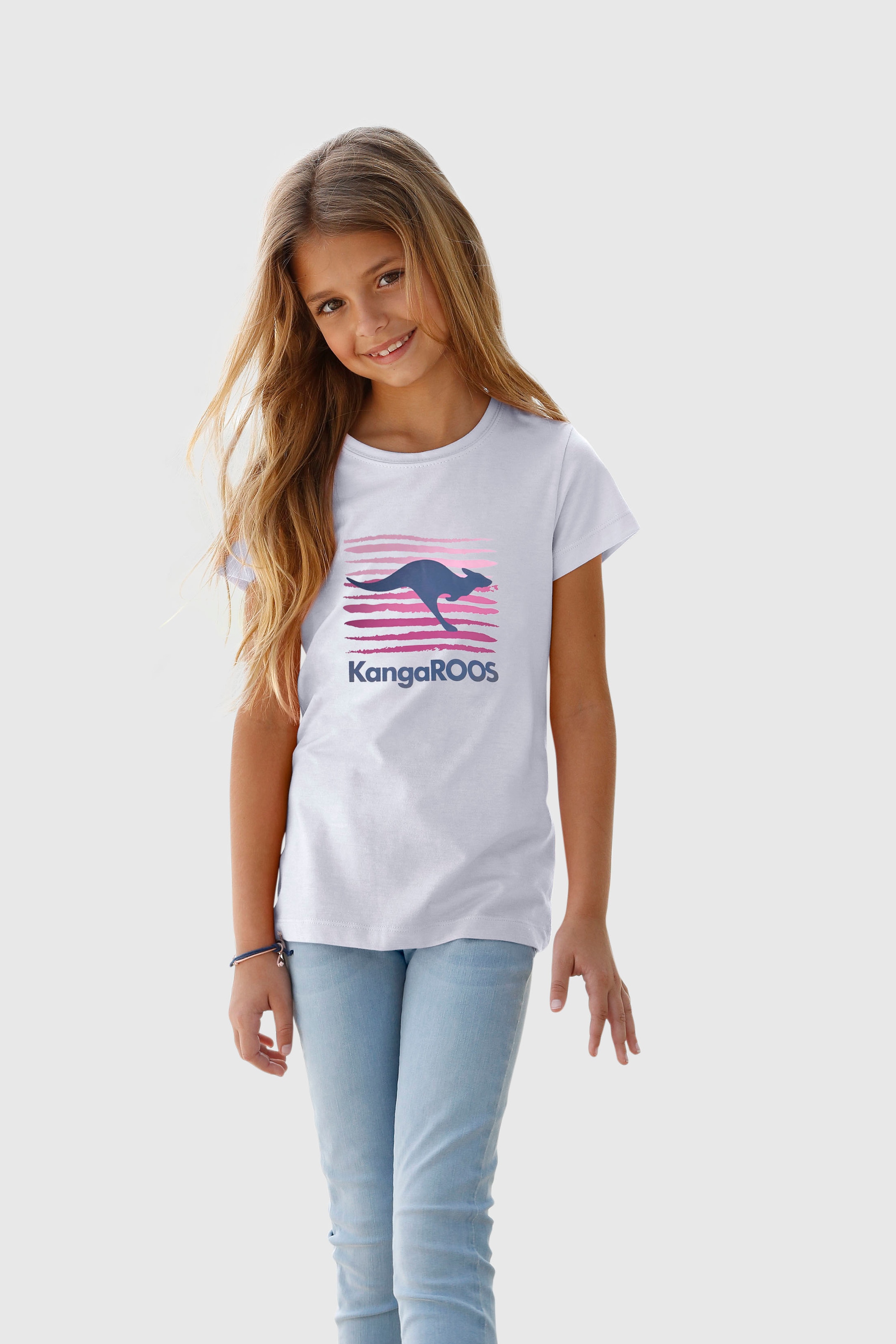 KangaROOS T-Shirt, mit großem bestellen | Logodruck online BAUR