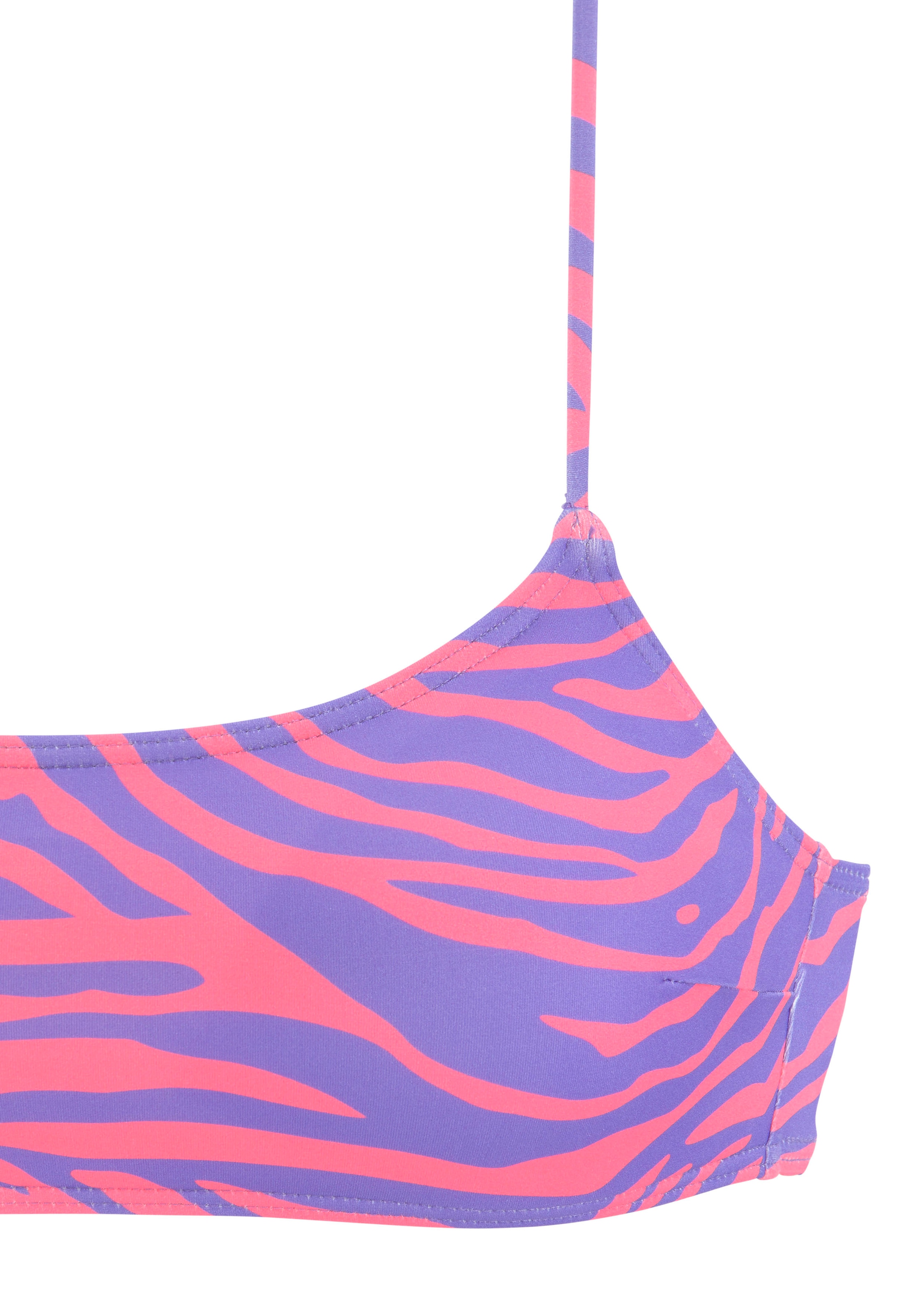 Venice Beach Bustier-Bikini-Top »Fjella«, in zweifarbiger Animal-Optik