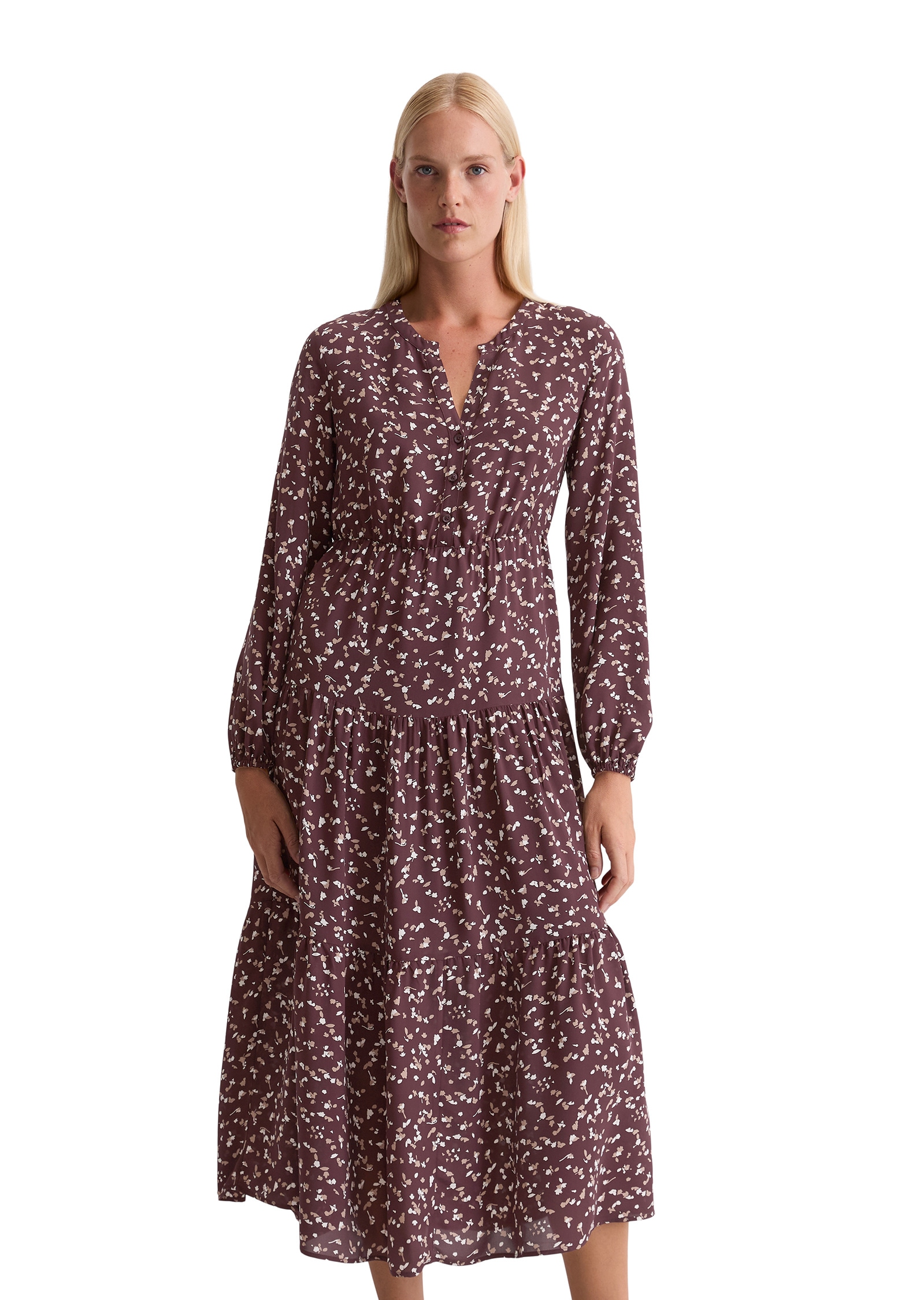 Marc OPolo Druckkleid "aus Cupro-Viskose-Mix" günstig online kaufen