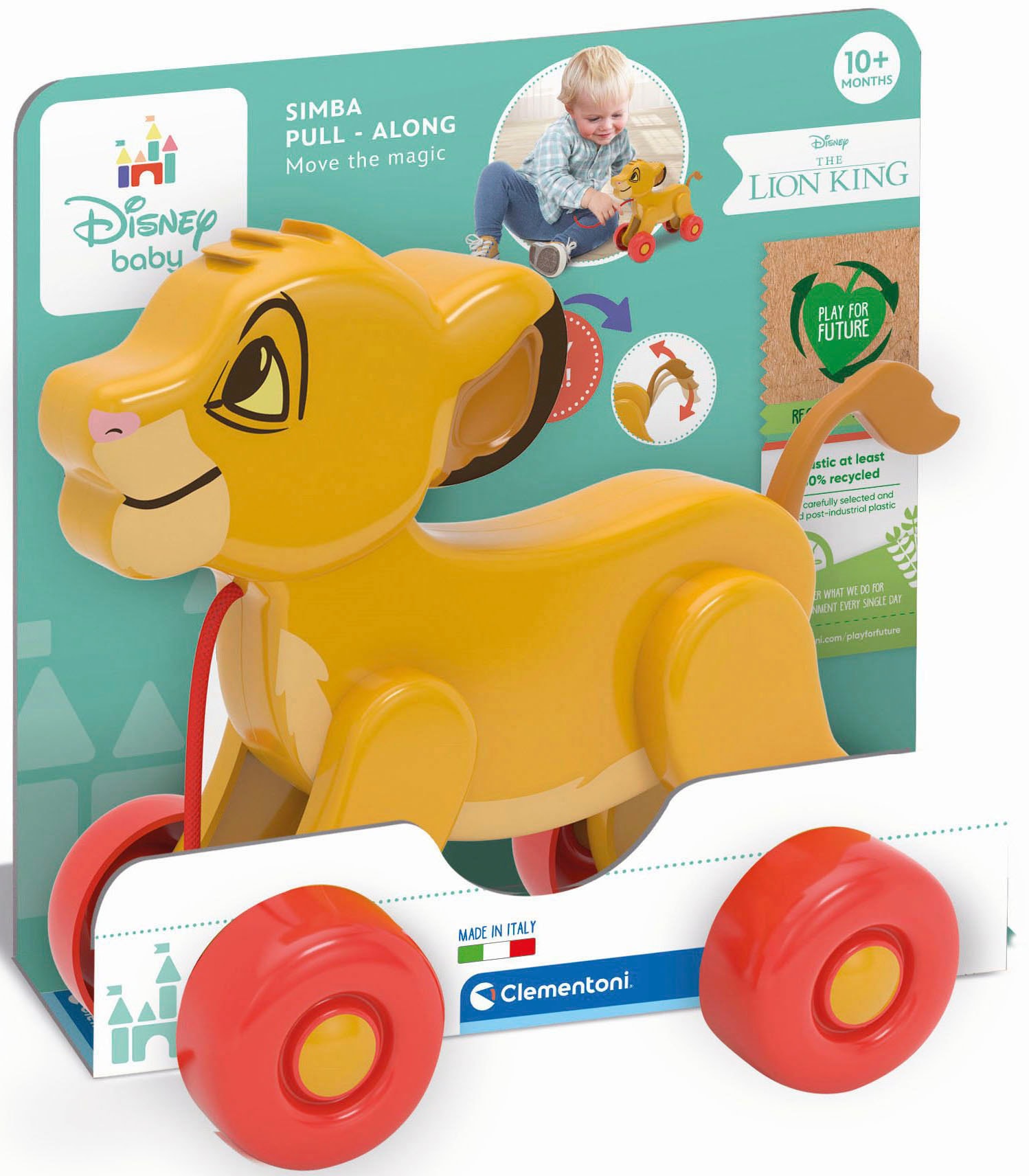 Clementoni® Nachziehspielzeug »Disney Baby, Nachzieh-Simba«, Made in Europe