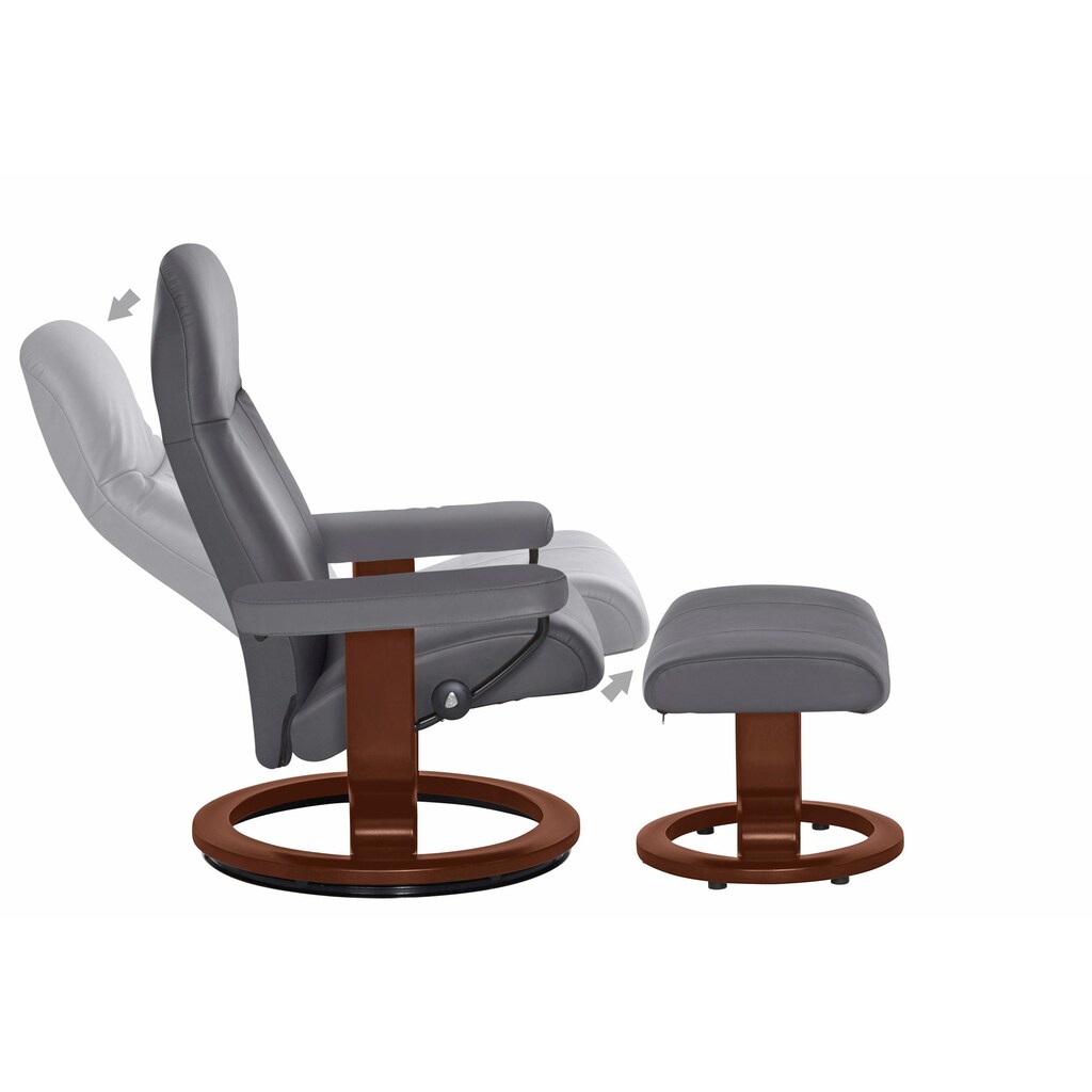 Stressless® Relaxsessel »Garda«, (Set, Relaxsessel mit Hocker)