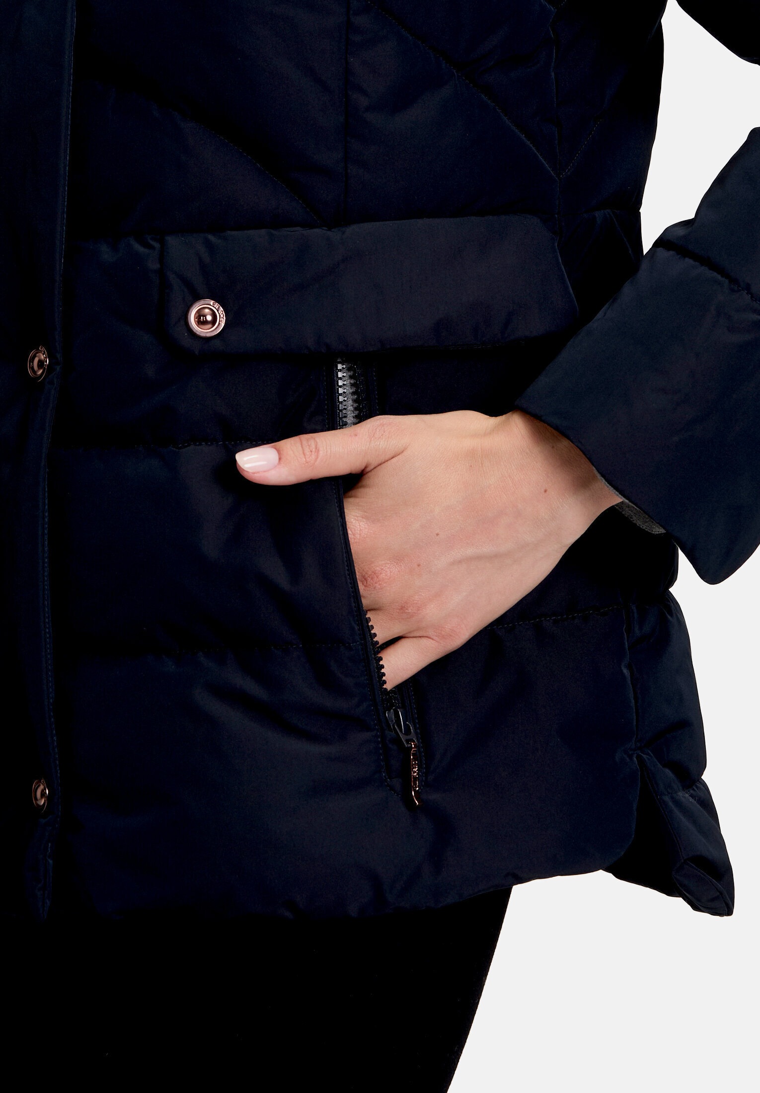 Gil Bret Steppjacke »Damen Kunstdaune« mit Kapuze
