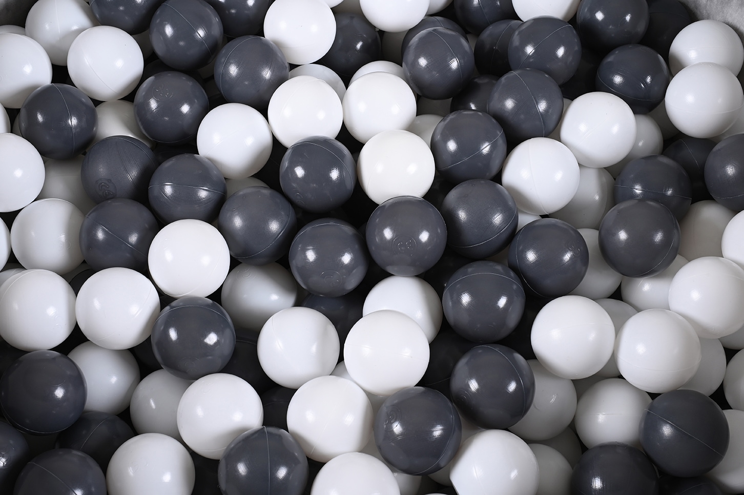 Knorrtoys® Bällebad »Soft, Grey White Dots«, mit 300 Bällen Grey/creme; Made in Europe