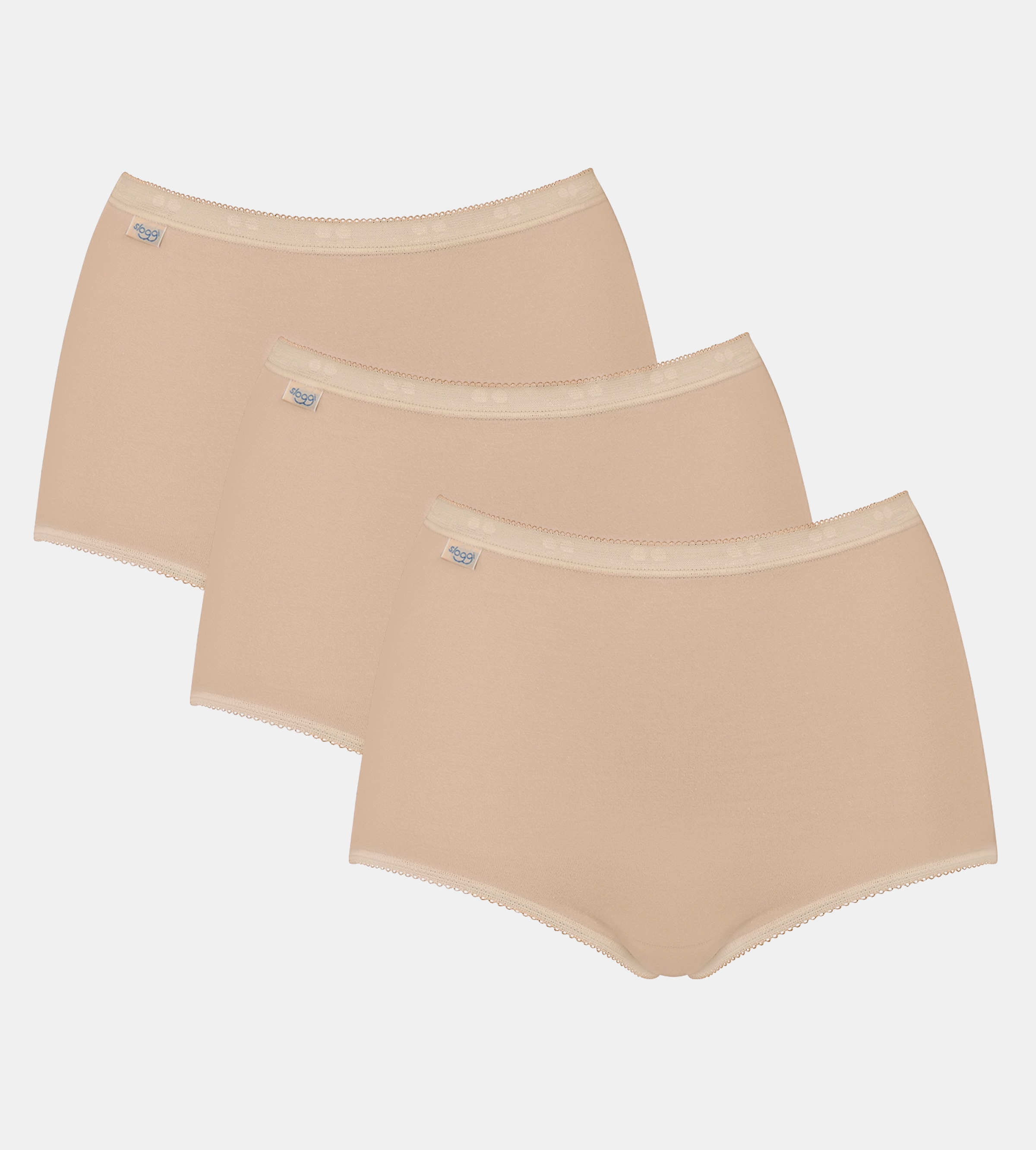 sloggi Maxislip "Basic+", (3er Pack), perfekter Sitz, Baumwollmischung, wei günstig online kaufen