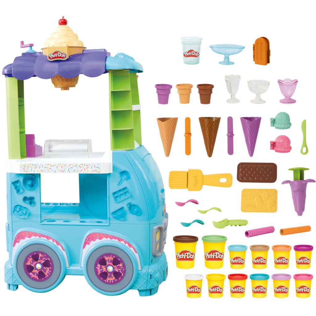 Hasbro Knete »Play-Doh Großer Eiswagen«