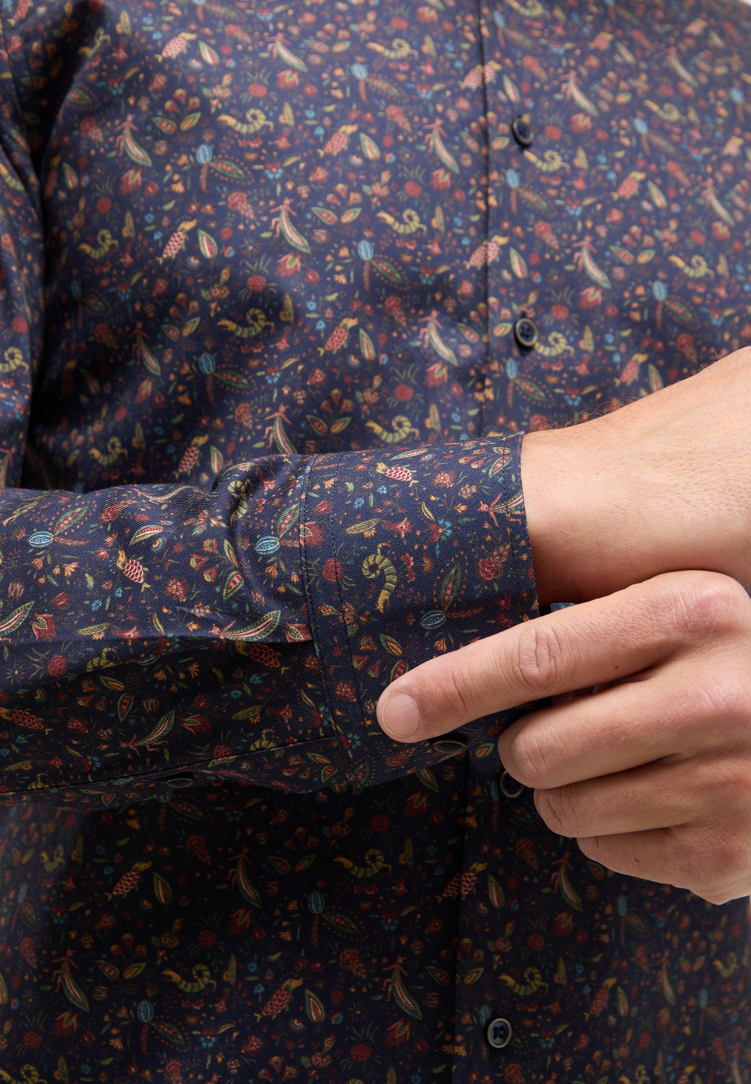 Thumbnail - Eterna Langarmhemd "SLIM FIT" NON IRON (bügelfrei)