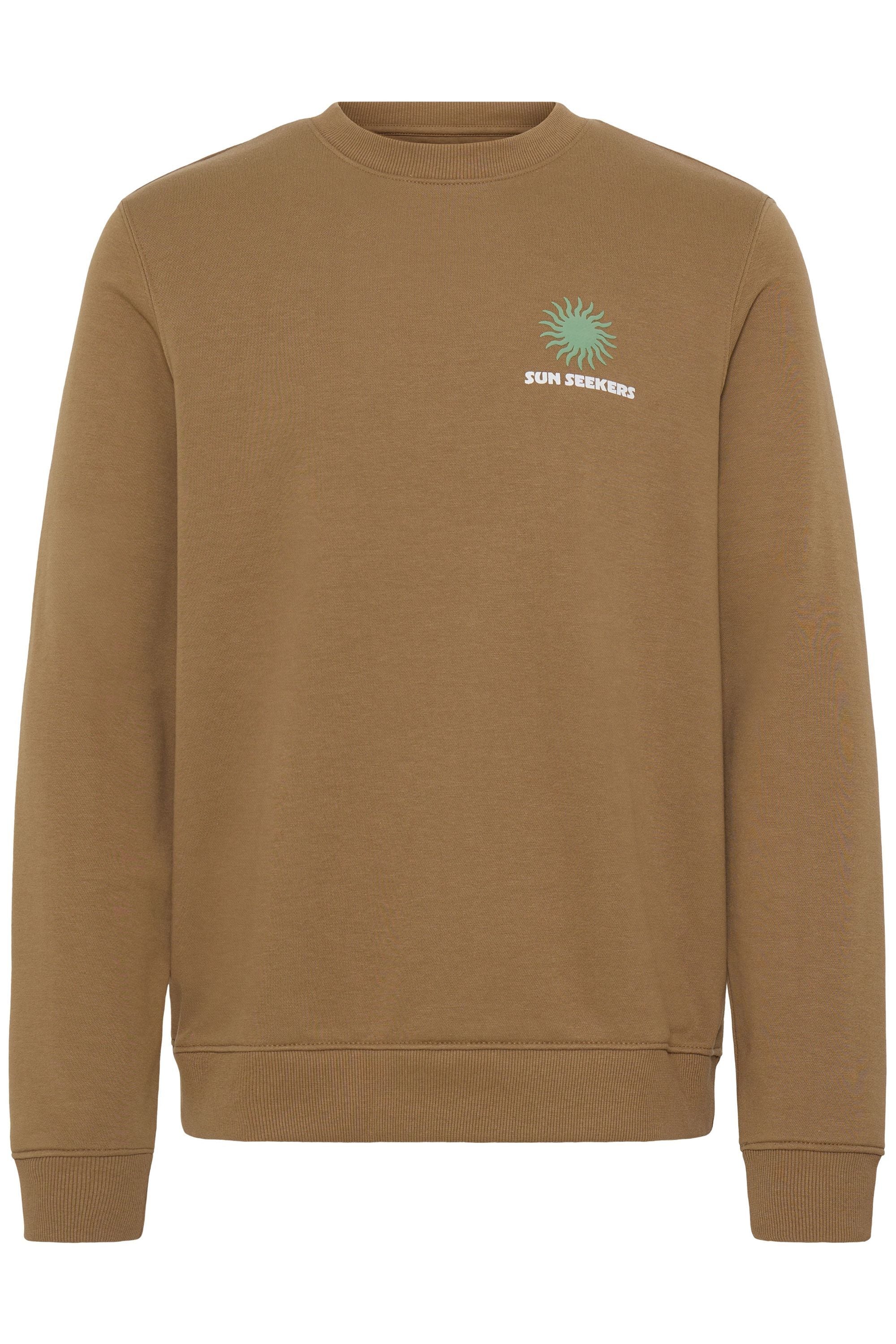 Blend Rundhalspullover »BHKonsta« Moderner Sweatpullover mit dezentem Print