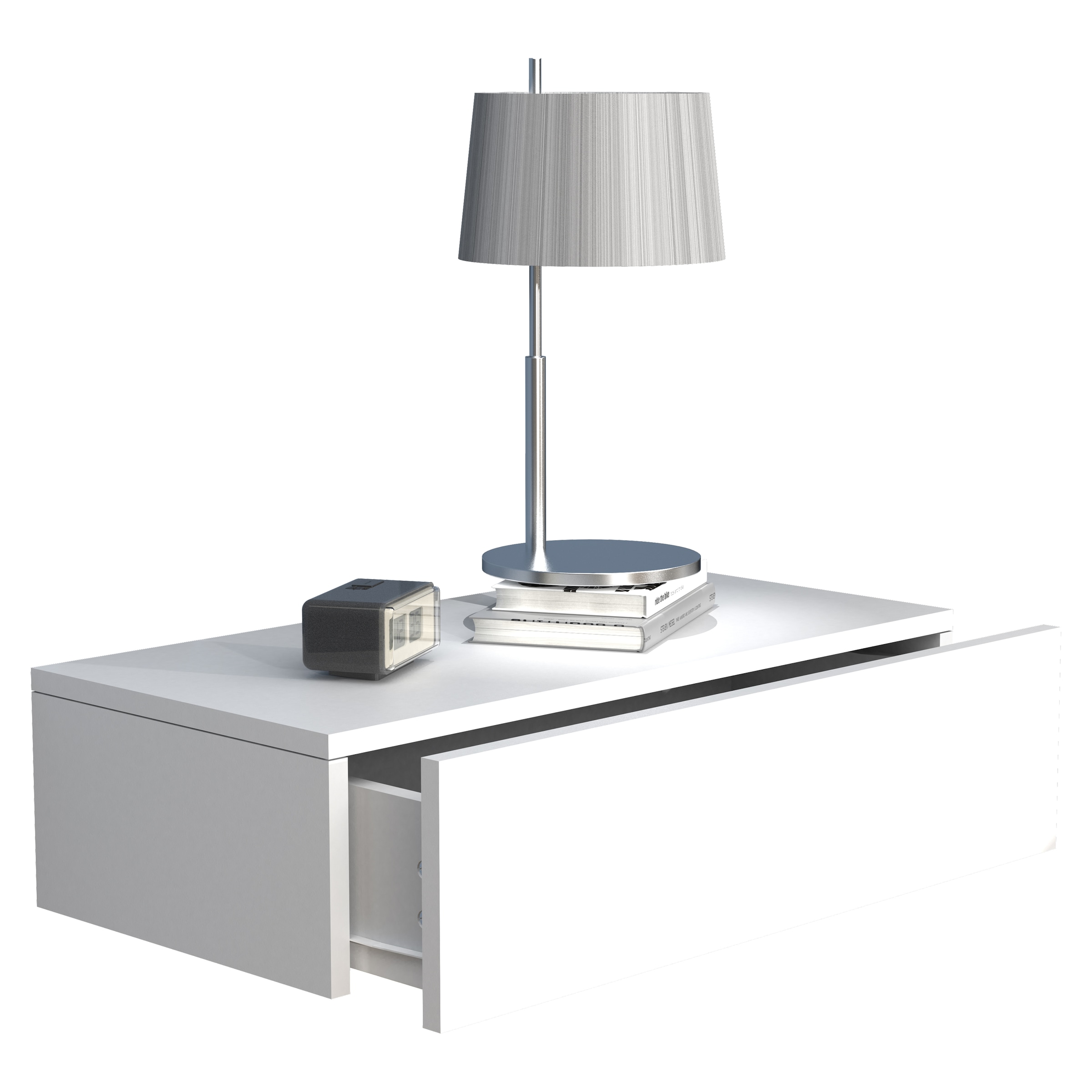 VCM Nachttisch "Holz Wandschublade Wand Hänge Nachttisch Usal M60" 1 Stk. tlg.