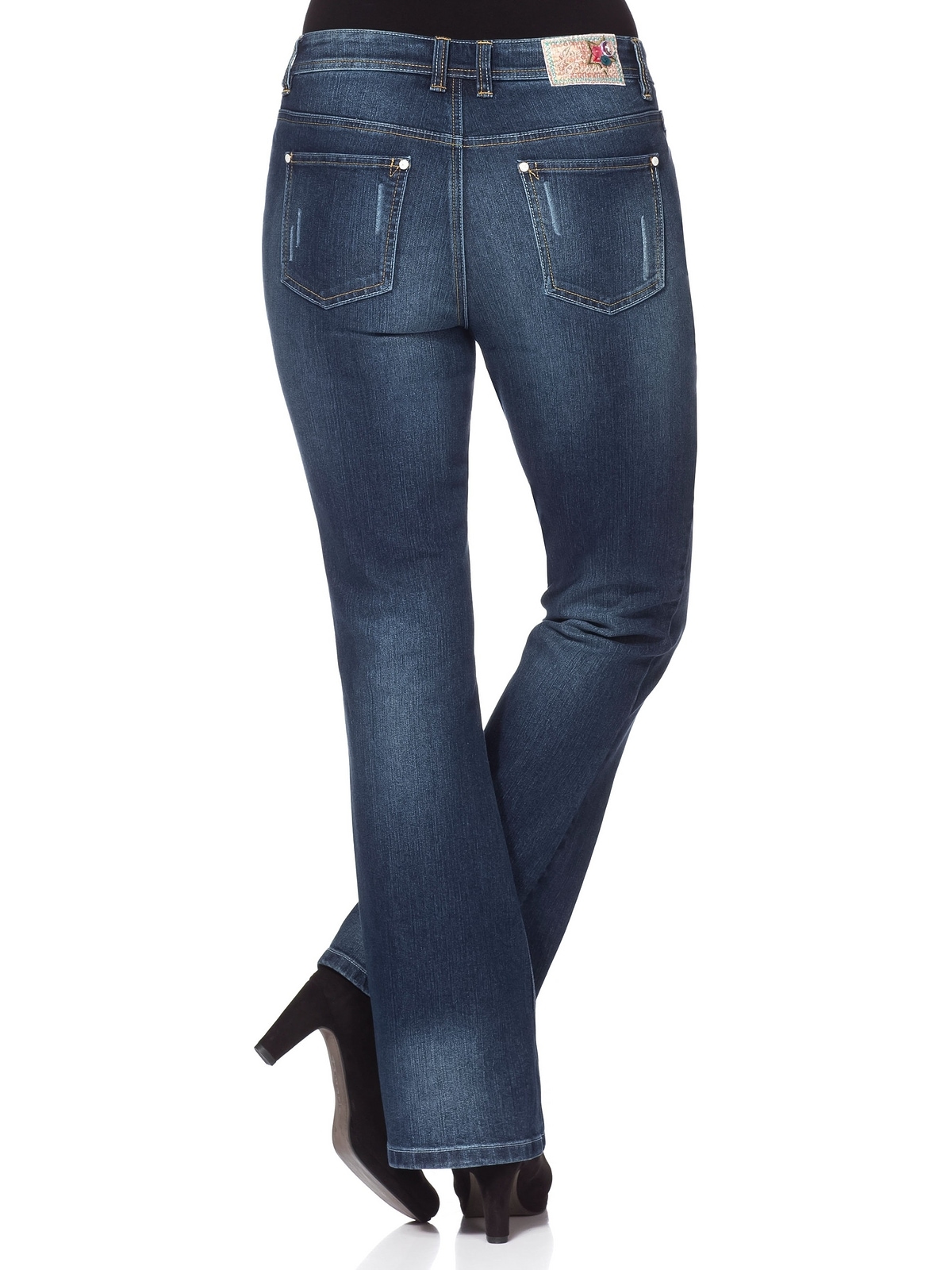 sheego by Joe Browns Bootcut-Jeans »Große Größen«, mit Pailletten am Bund