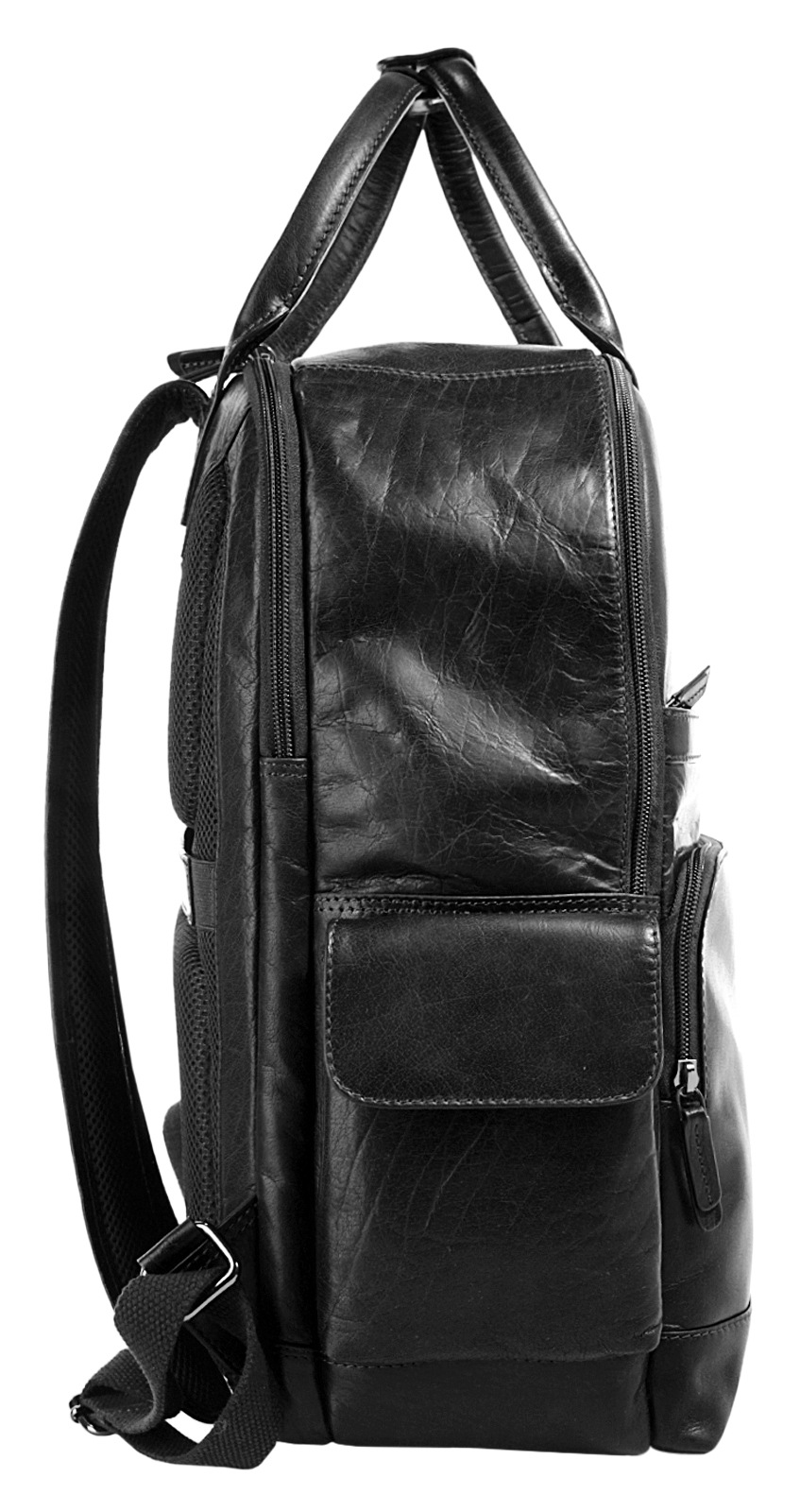 X-Zone Laptoprucksack, echt Leder