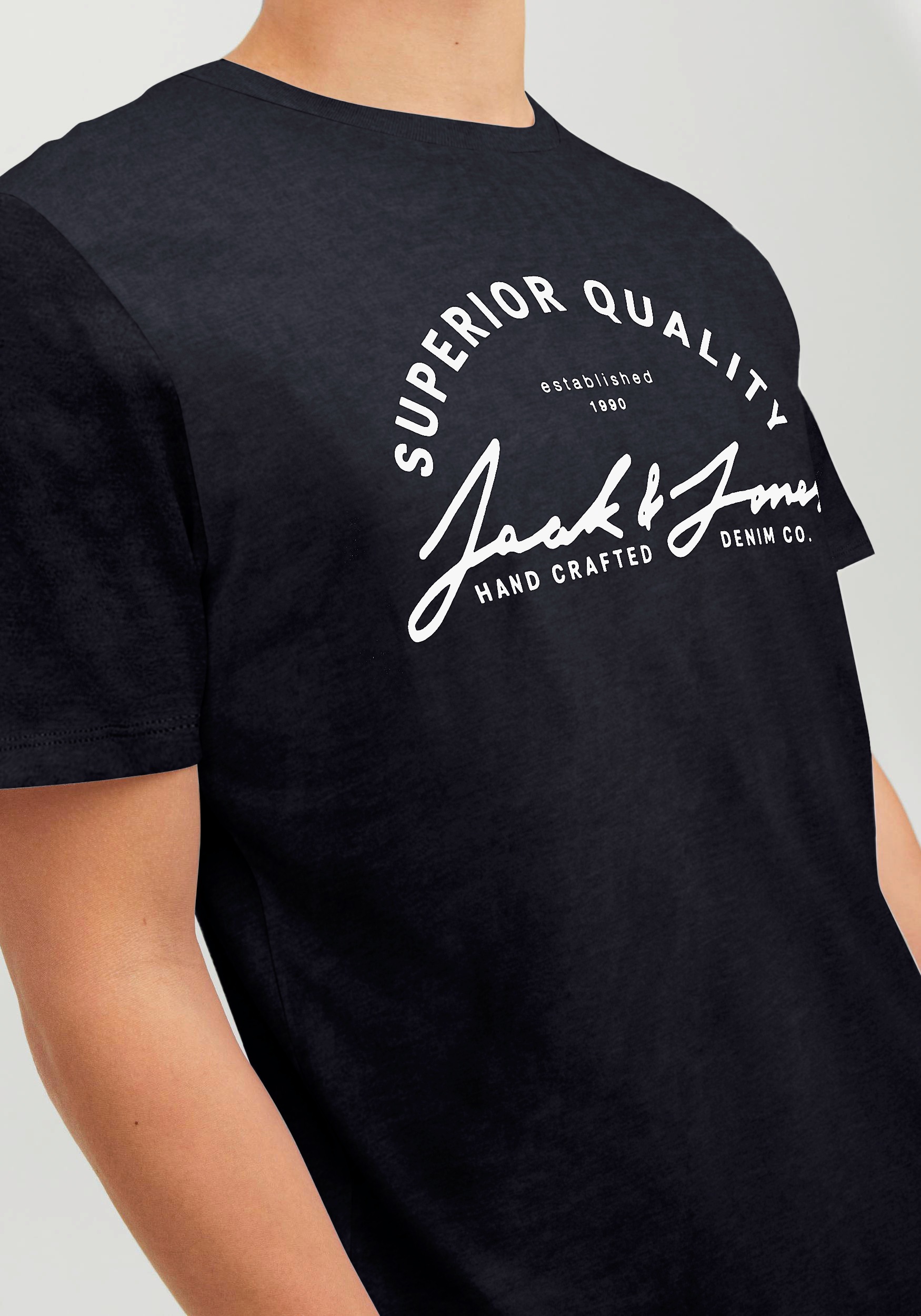 Jack & Jones Rundhalsshirt "JJACE TEE SS CREW NECK" günstig online kaufen