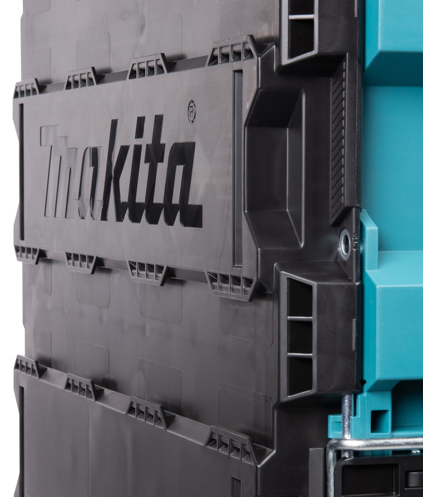 Makita Werkzeugtrolley »MAKTRAK  L »P-91001« max. 113 kg, 81,9 L, 23 cm Ø Räder, Gecko-Grip« Effizientes Be- und Entladen mit dem MAKTRAK Koffer Sortiment