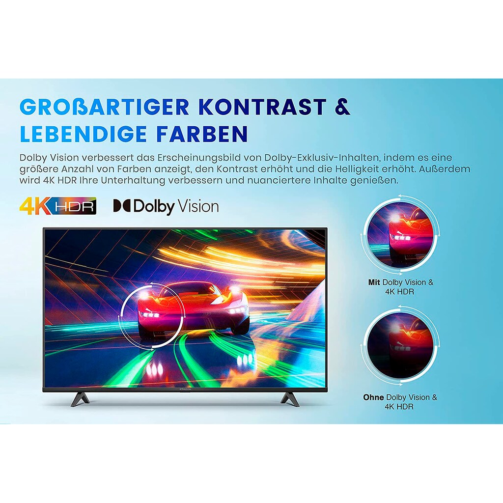 iFFALCON LCD-LED Fernseher »55K610X1«, 139,7 cm/55 Zoll, 4K Ultra HD, Android TV-Smart-TV