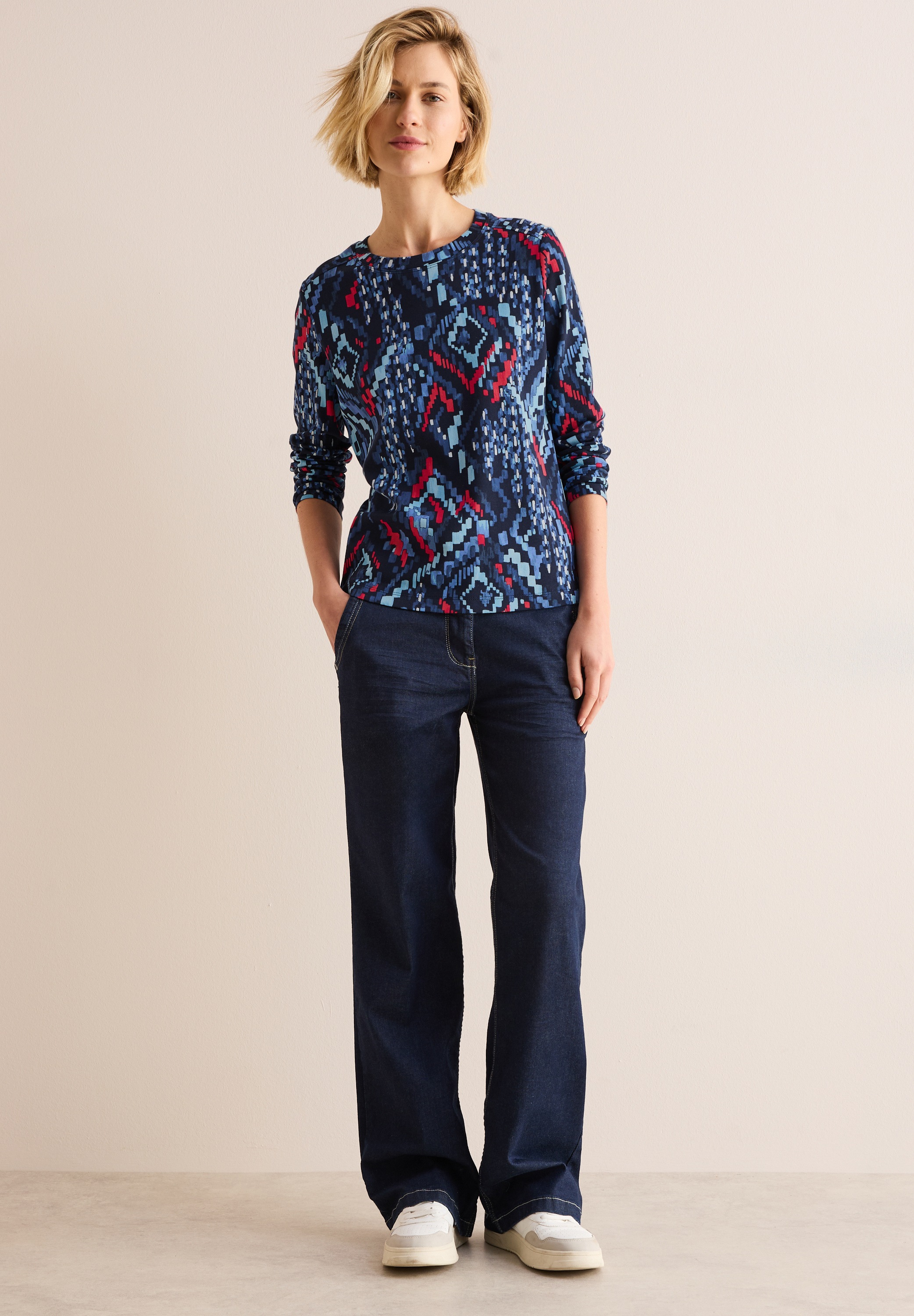 Cecil Langarmshirt, aus reiner Baumwolle