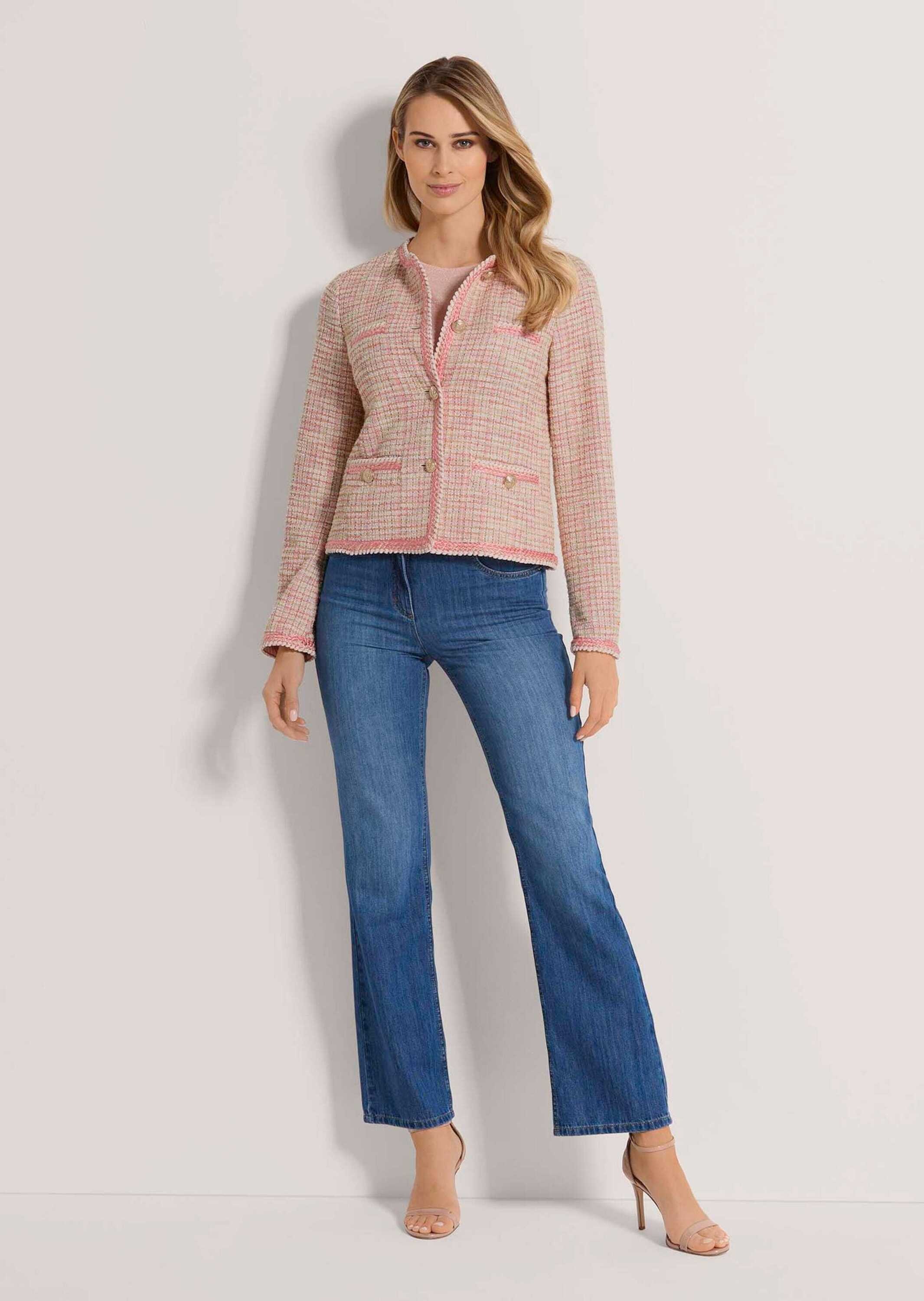 MADELEINE Jerseyblazer "Blazer Kurzblazer im Couture-Style" günstig online kaufen