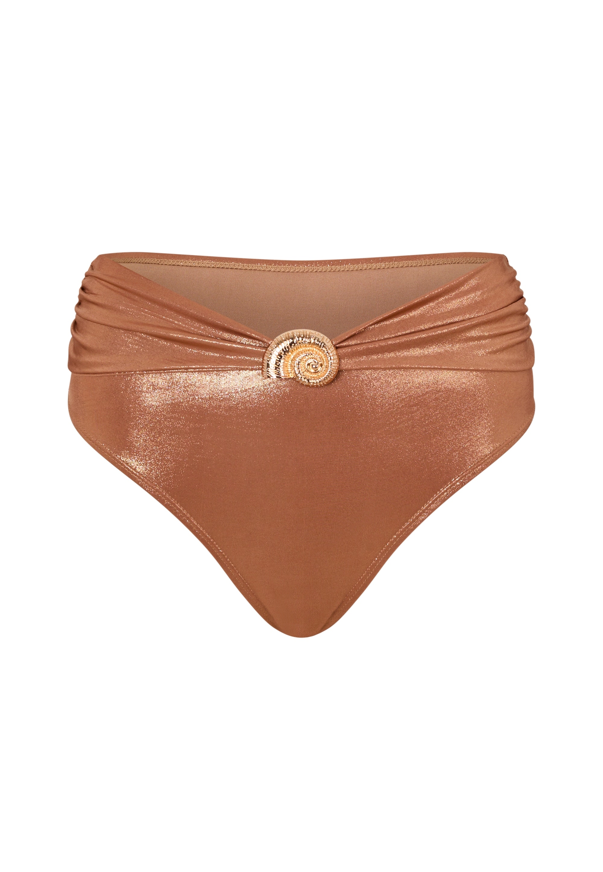 Moda Minx Bikini-Hose »Nautilus Shell High Waist Bikini Bottom«, (1 St.), mit tollem Muschel-Element