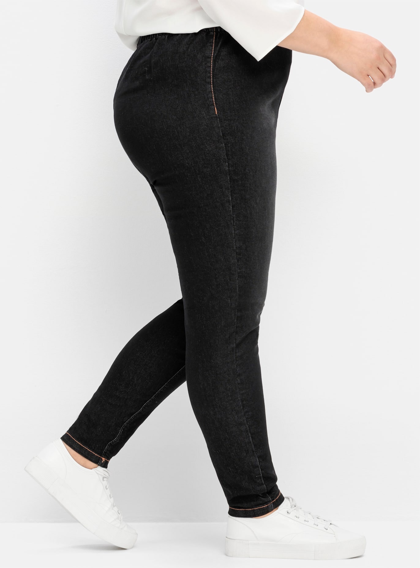 Sheego Jeansleggings, (1 tlg.)