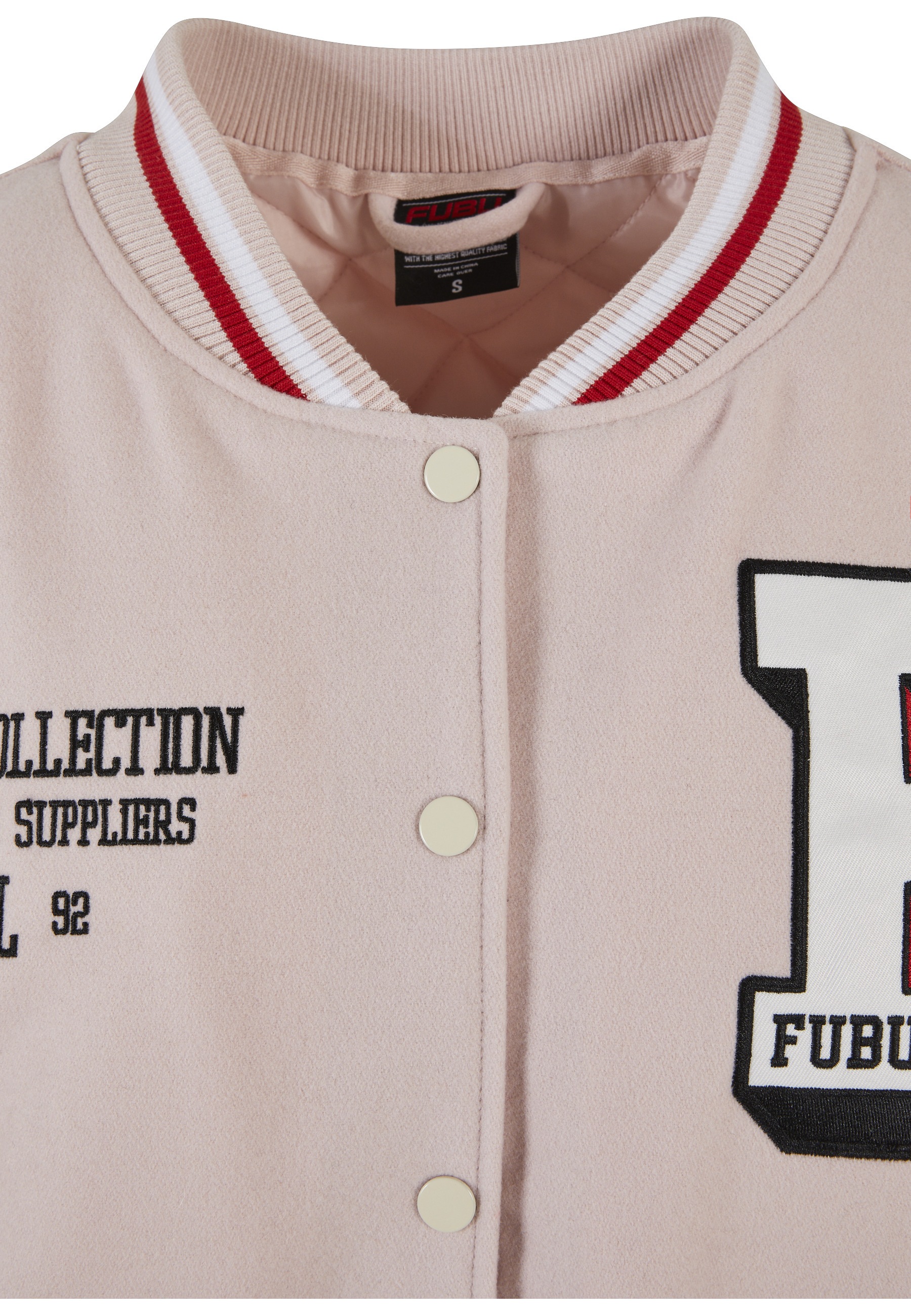 Fubu Anorak »Fubu Damen FW231-017-2 FUBU College Varsity Jacket« 1 Stk. tlg. ohne Kapuze