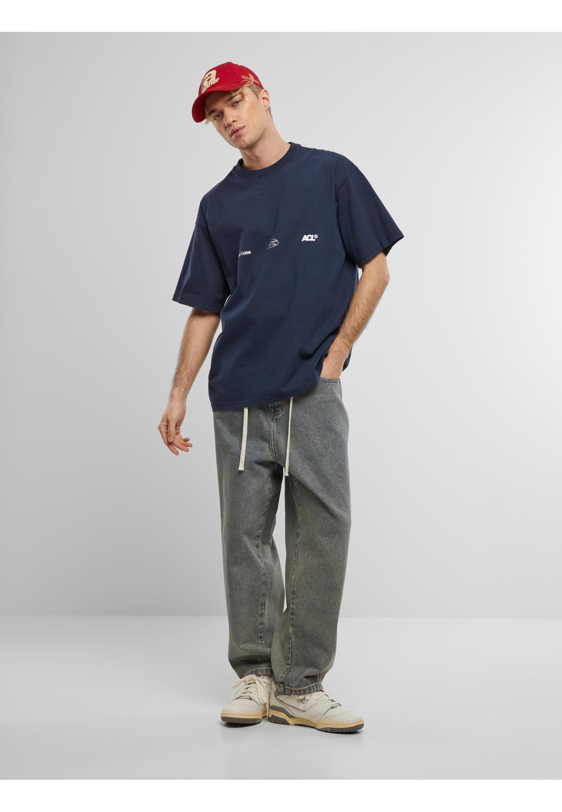 Another Cotton Lab T-Shirt »Another Cotton Lab Amor Vecchio Washed Oversized Tshirt«, (1 tlg.)