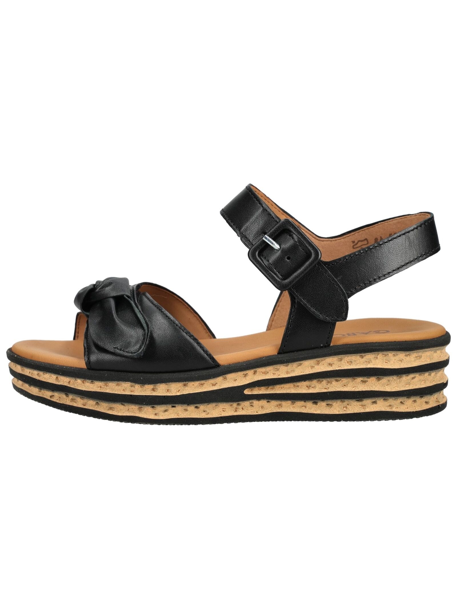 Gabor Plateausandaletten "Gabor Sandalen Glattleder" günstig online kaufen