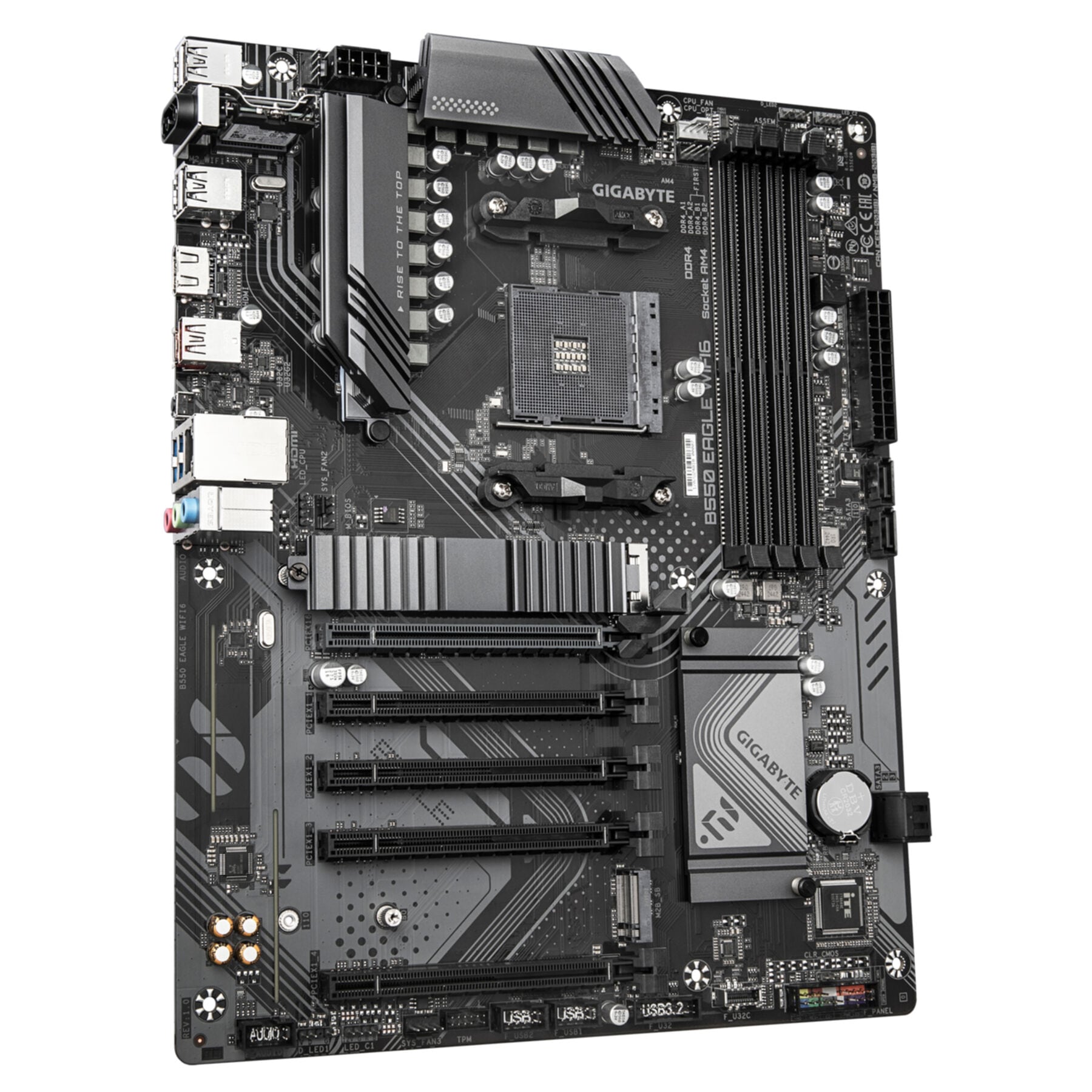 Gigabyte Mainboard »B550 EAGLE WIFI6 Mainboard – AMD Ryzen 5000 G-Serie CPUs, 10+3+1 Phase«